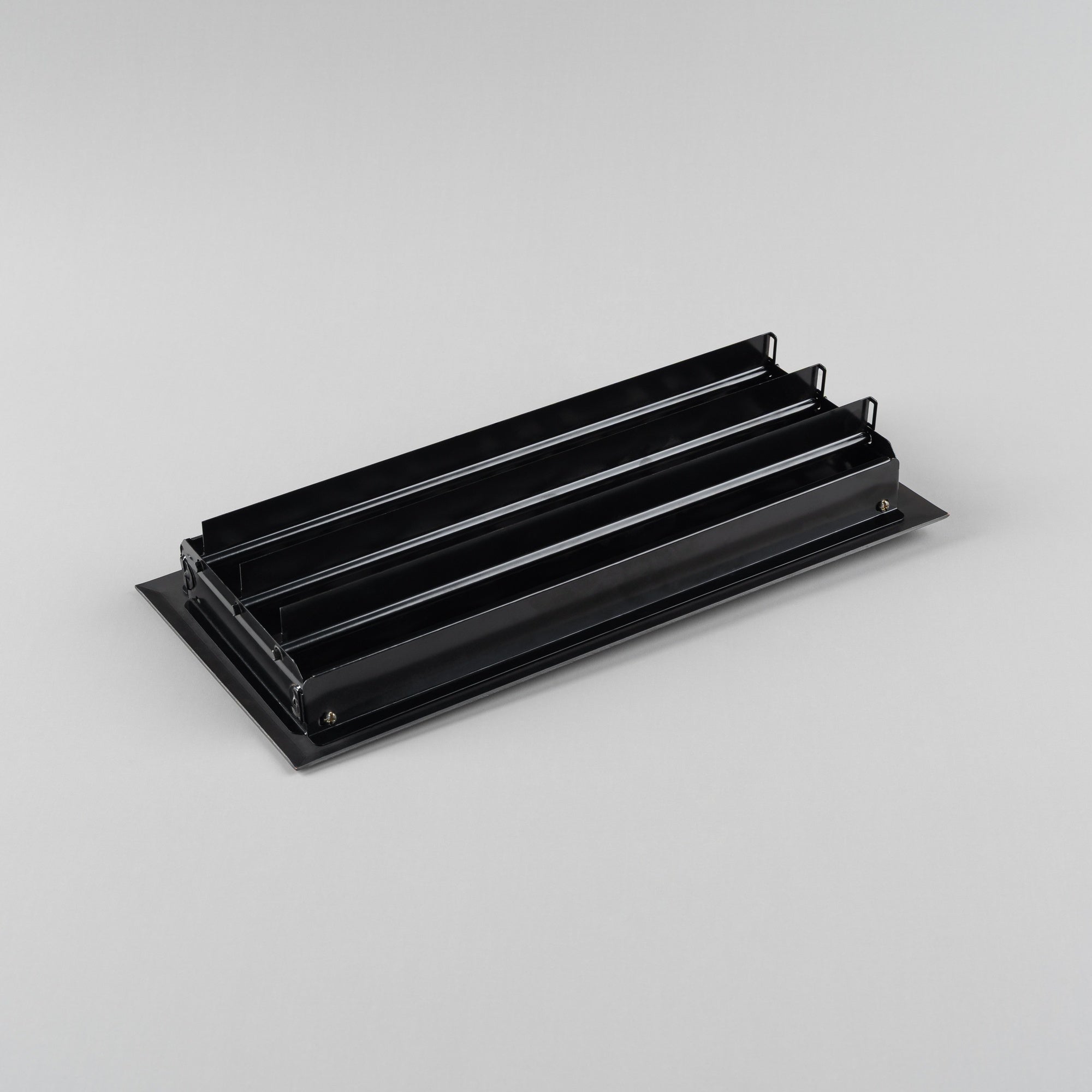 Pressed Steel Floor Register Vent 8B w Damper, Rubbed Bronze