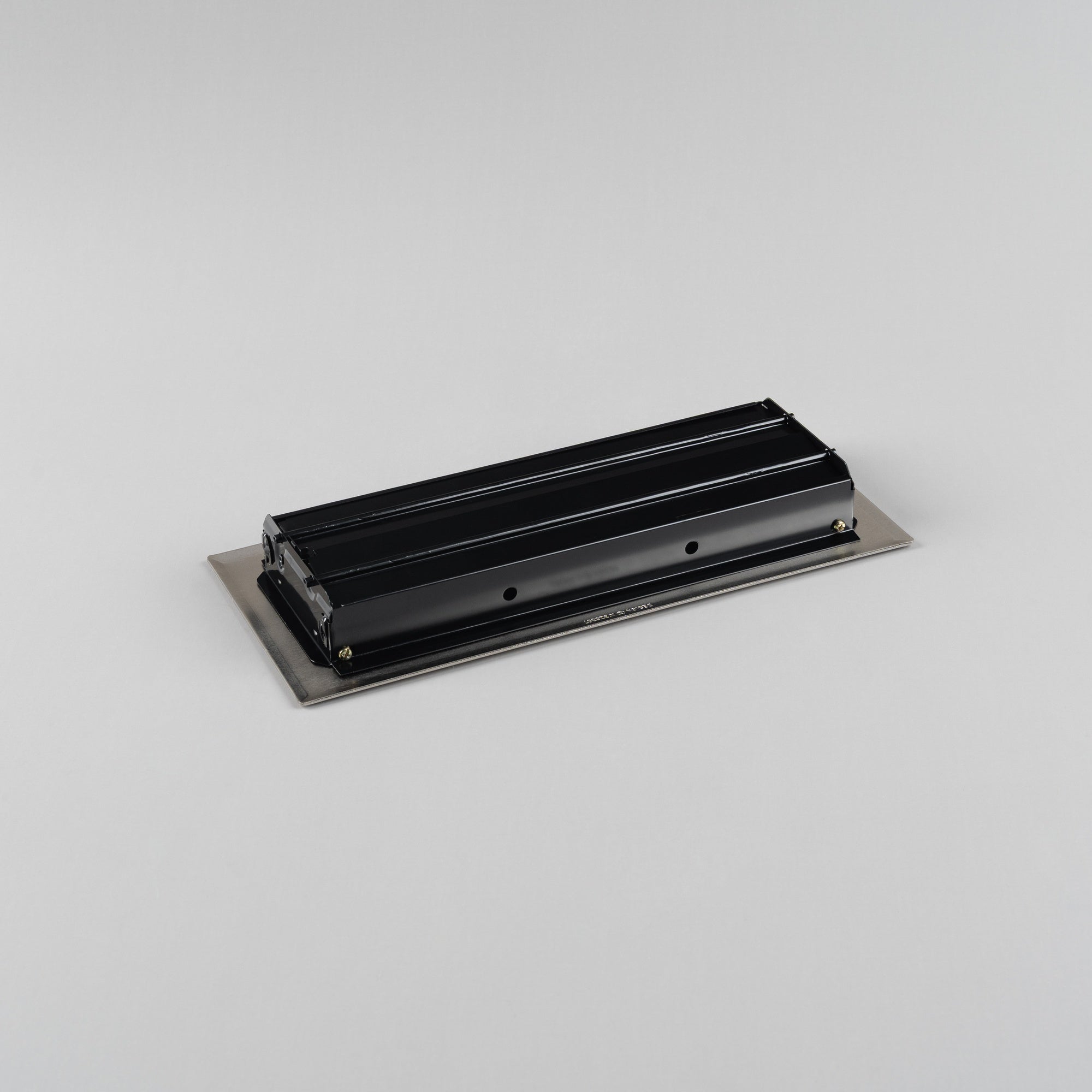 Pressed Steel Floor Register Vent 11 w Damper, Nickel Plated