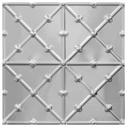 Rivet Pressed Metal Panel, Raw