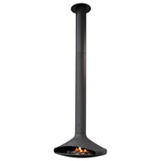 Atomo Suspended Fireplace, Black