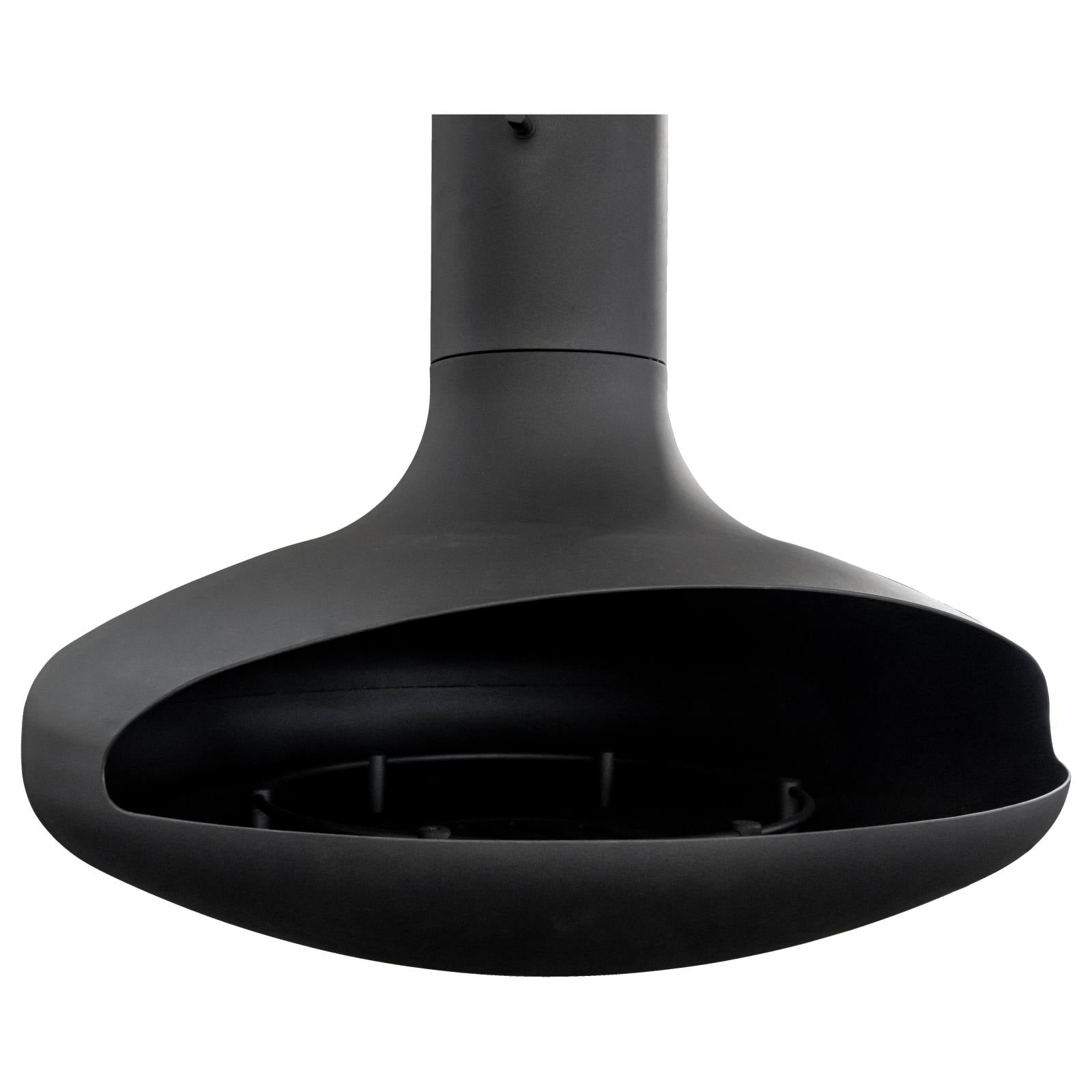 Tarvos Suspended Fireplace, Black