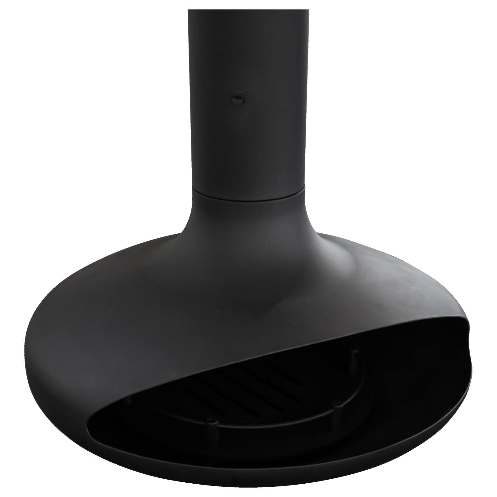 Tarvos Suspended Fireplace, Black