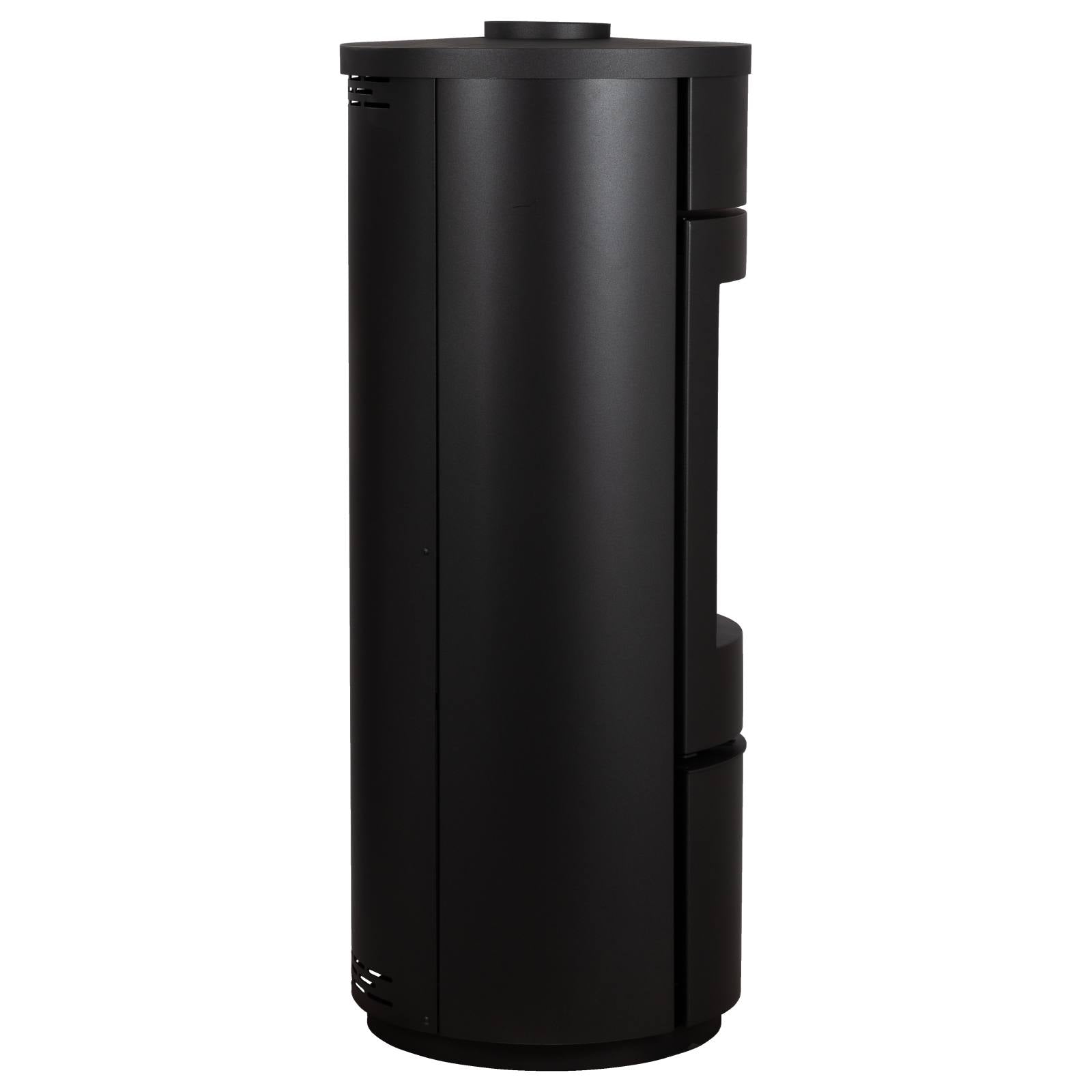 Elora Barrel Wood Heater, Black