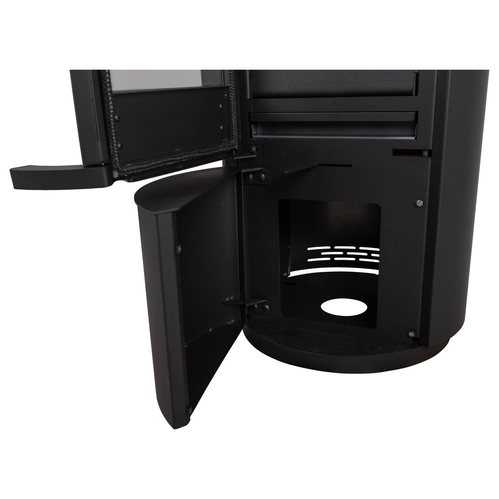 Elora Barrel Wood Heater, Black