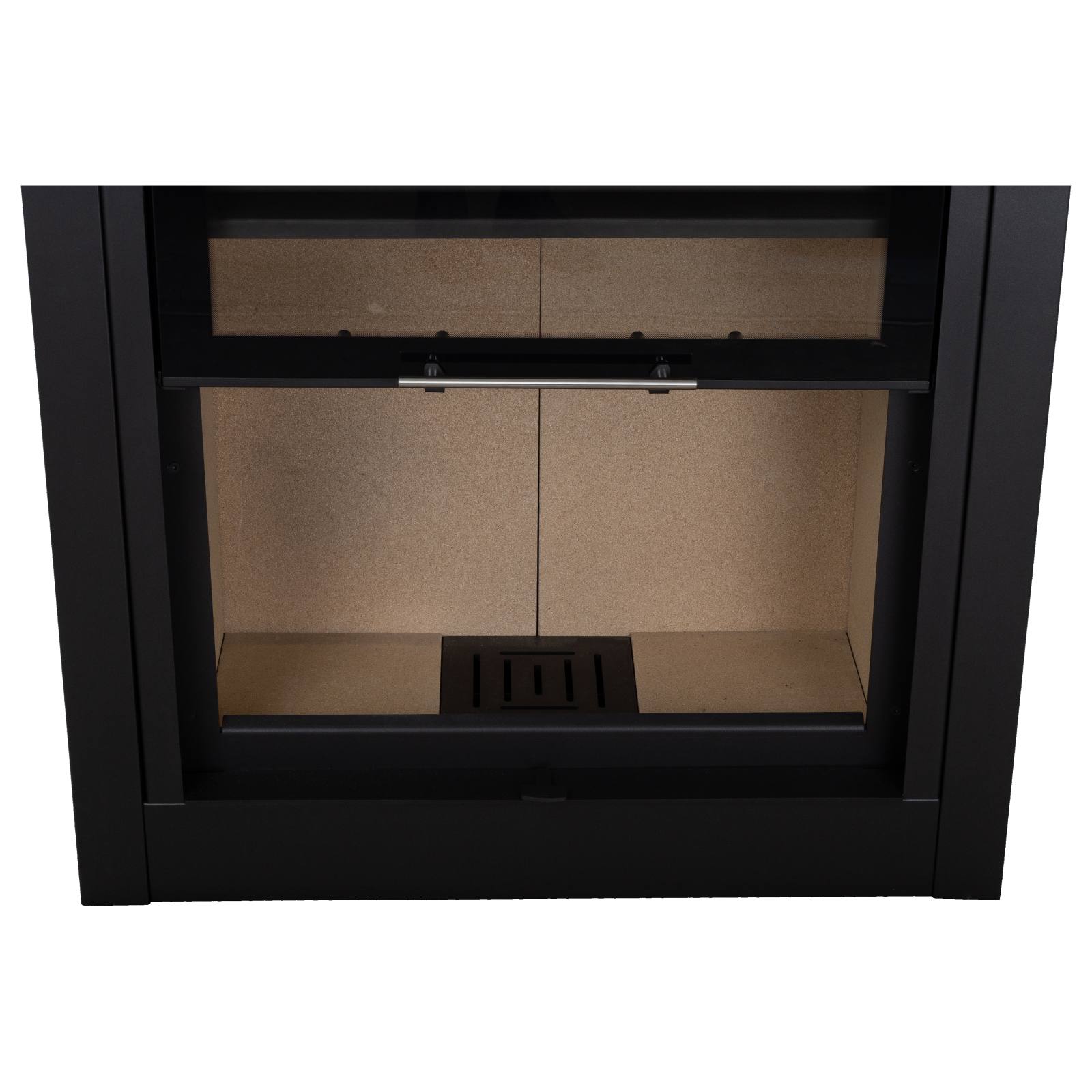 Domina High Lift Up Door 99x55x153cm Heater, Black