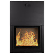 Domina High Lift Up Door 99x55x153cm Heater, Black