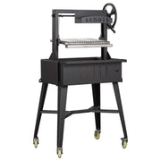 Argentinian 75cm Black Steel Grill BBQ