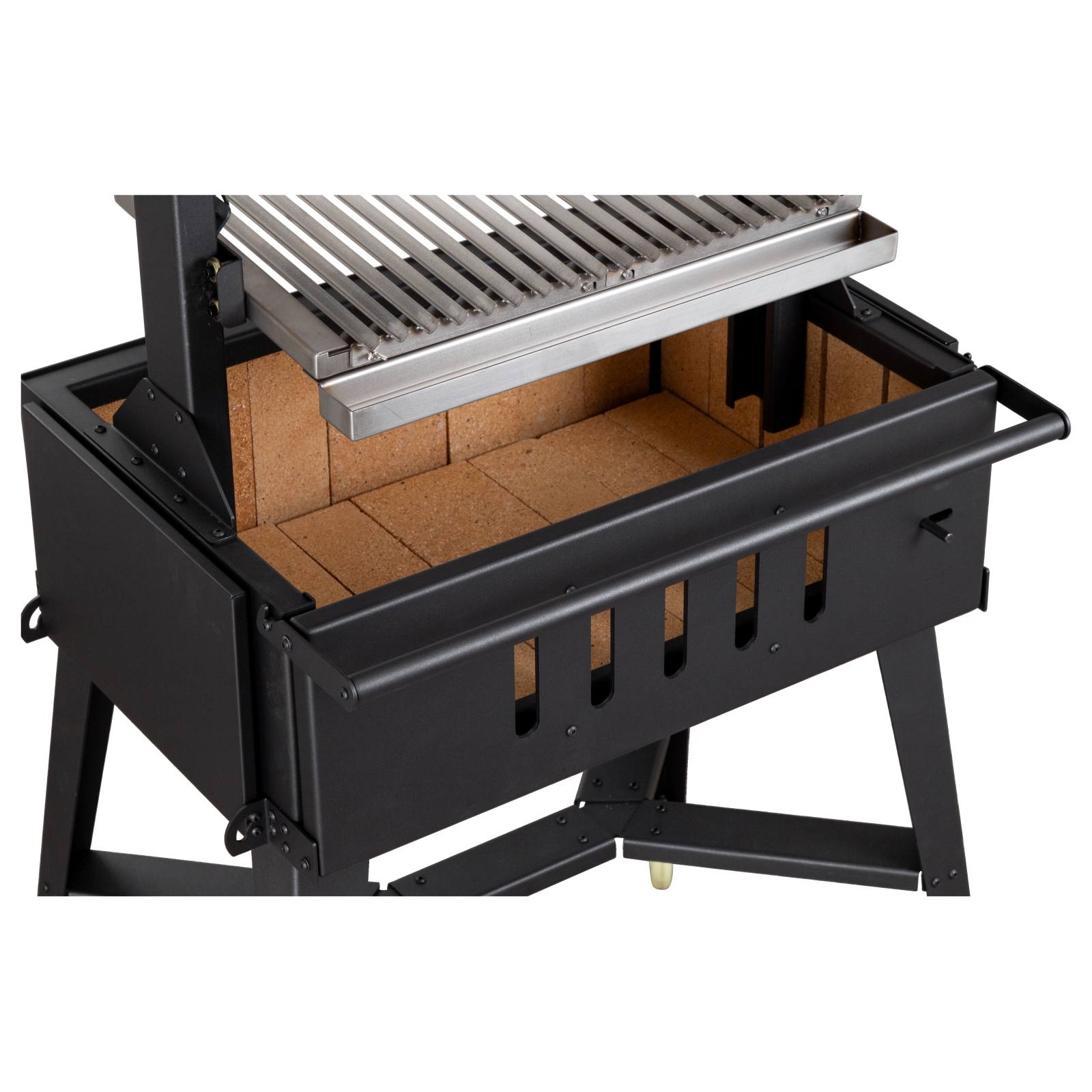 Argentinian 75cm Black Steel Grill BBQ