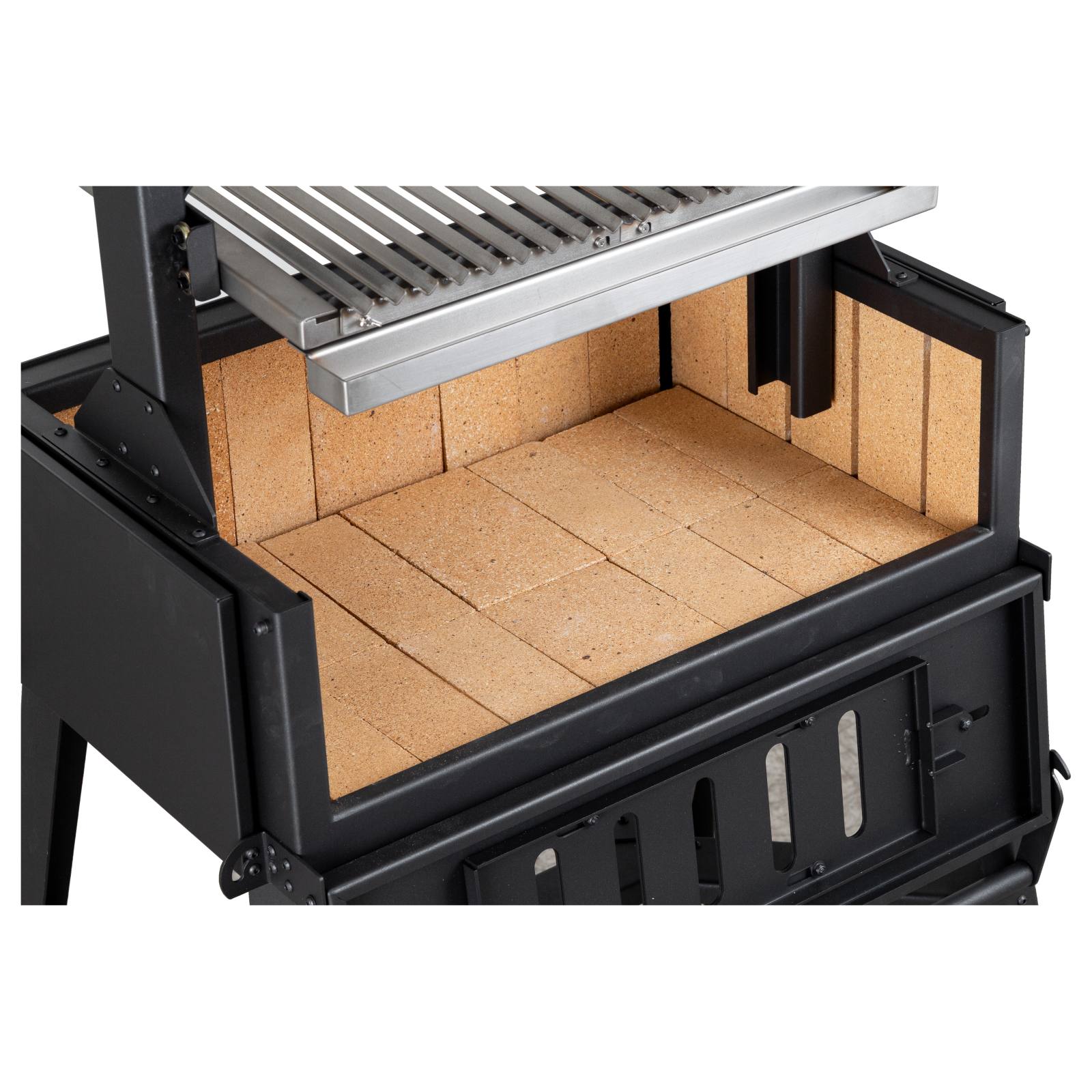 Argentinian 75cm Black Steel Grill BBQ