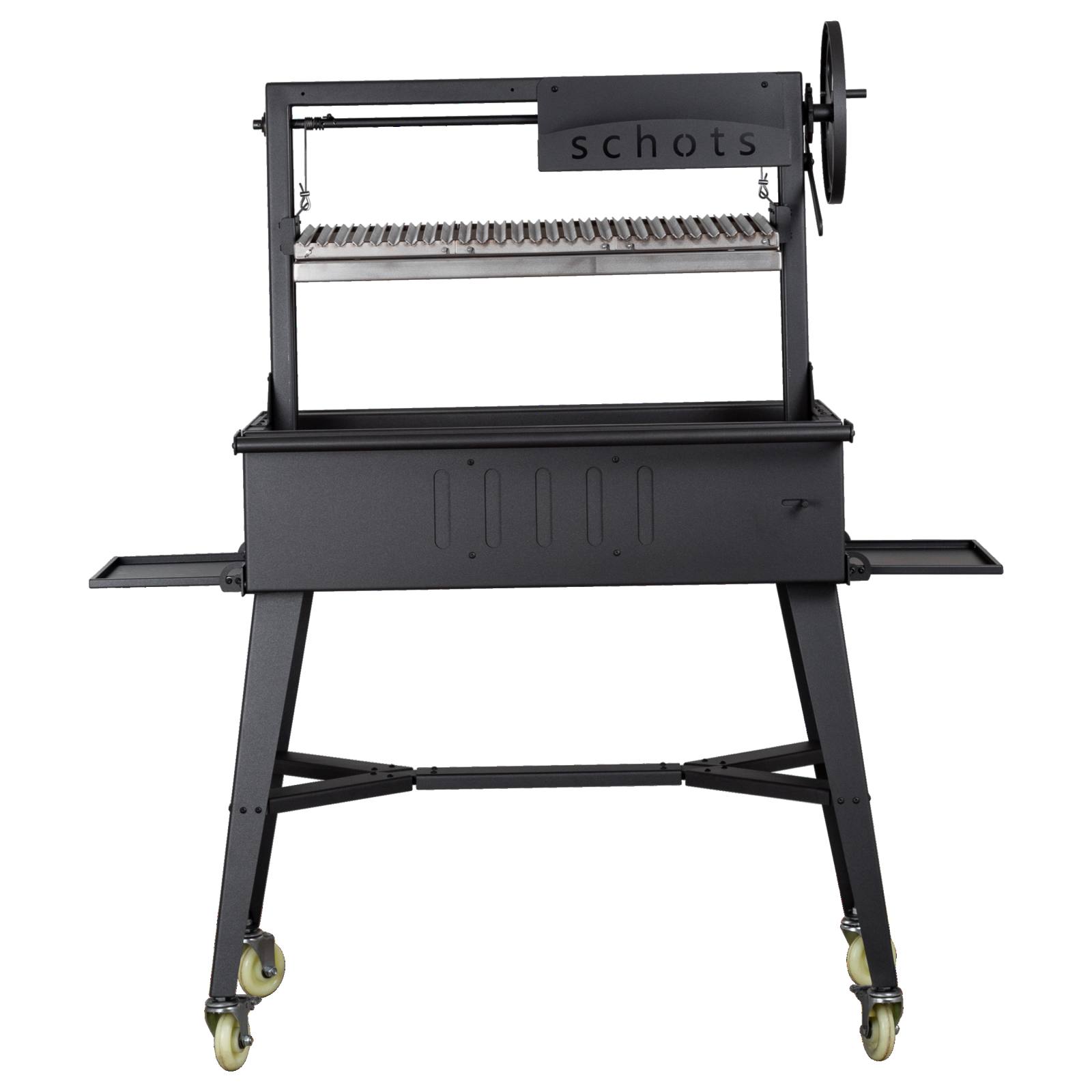 Argentinian 95cm Black Steel Grill BBQ