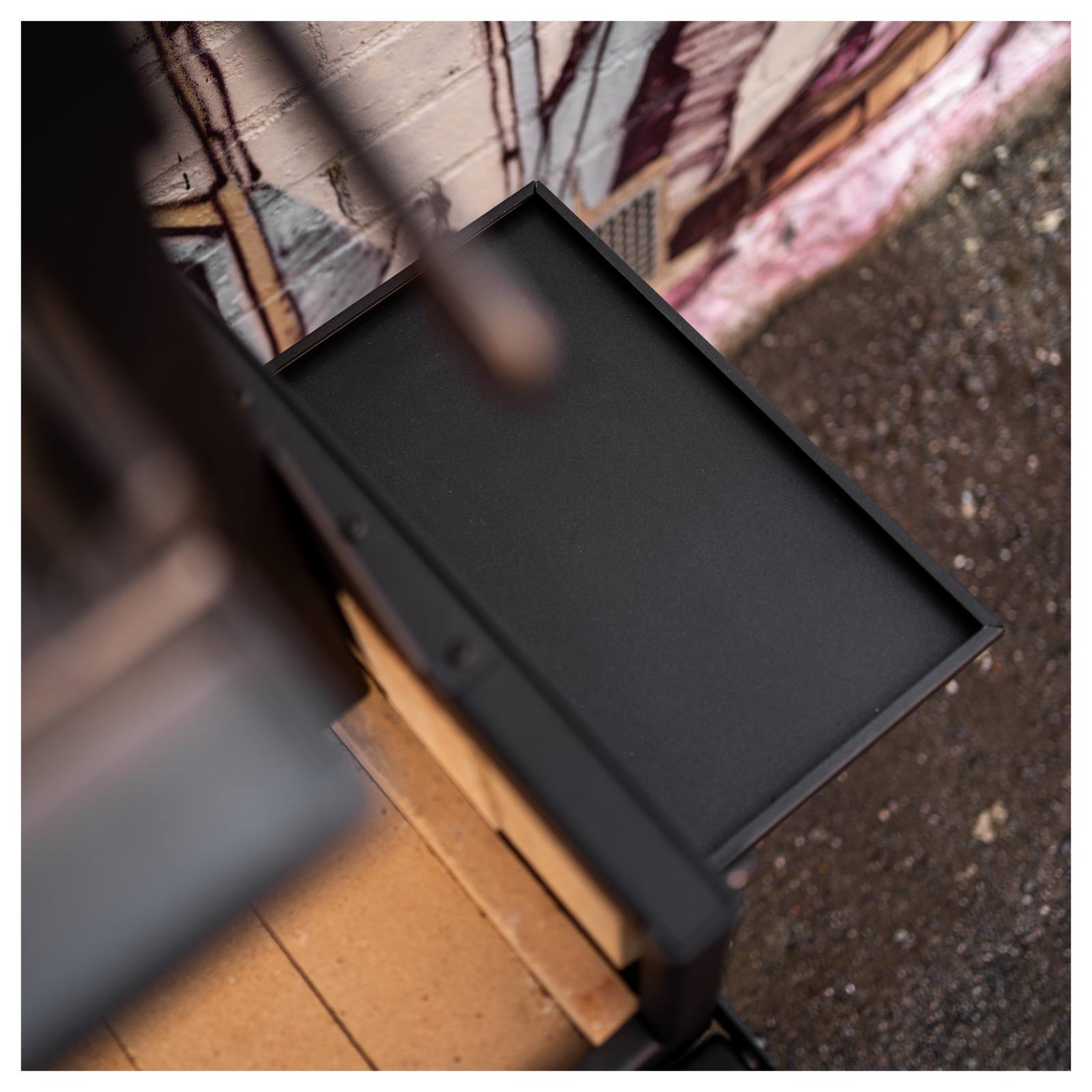 Argentinian 120cm Black Steel Grill BBQ