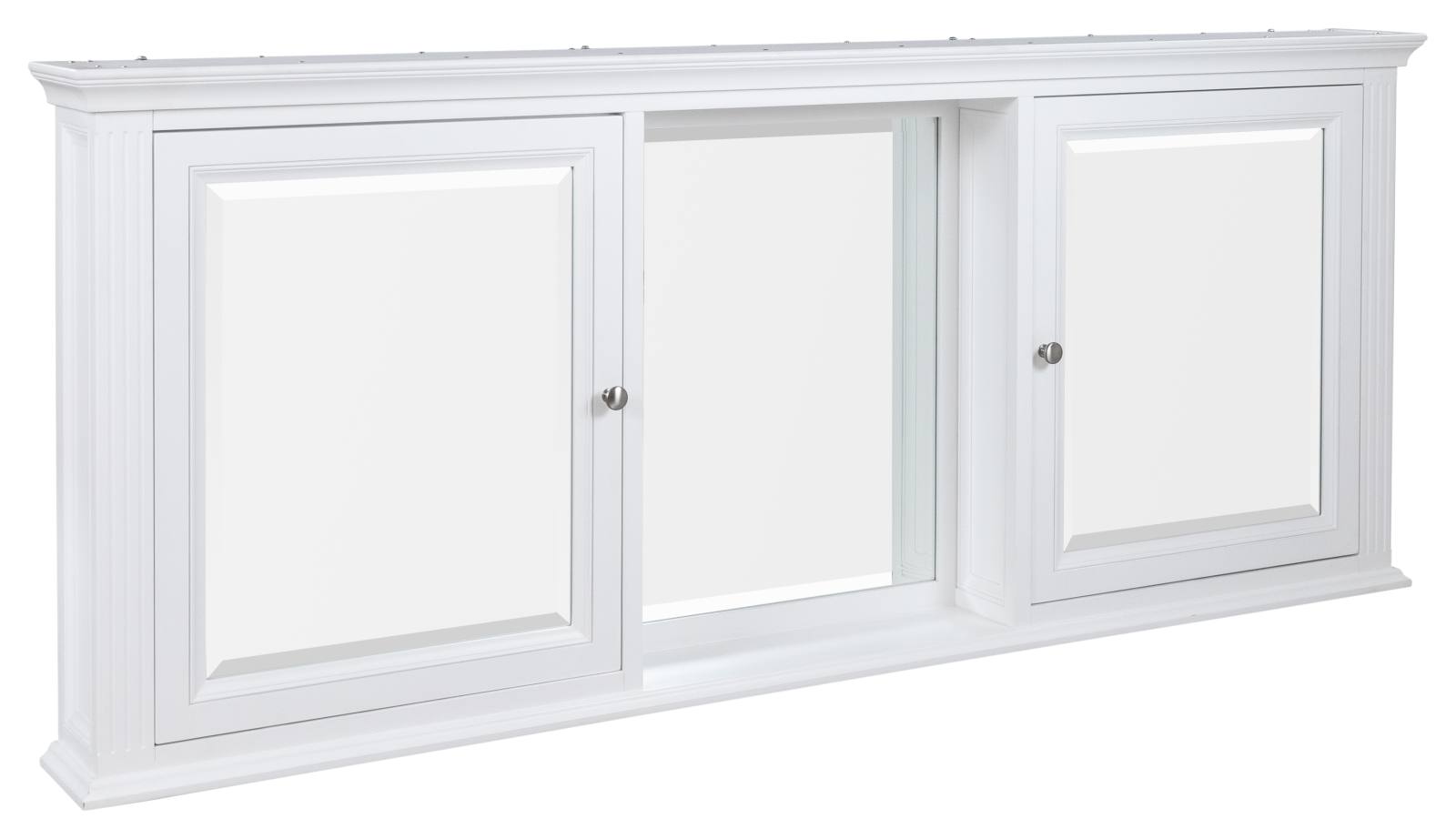 OC Classique 1800mm White Mirror Cabinet