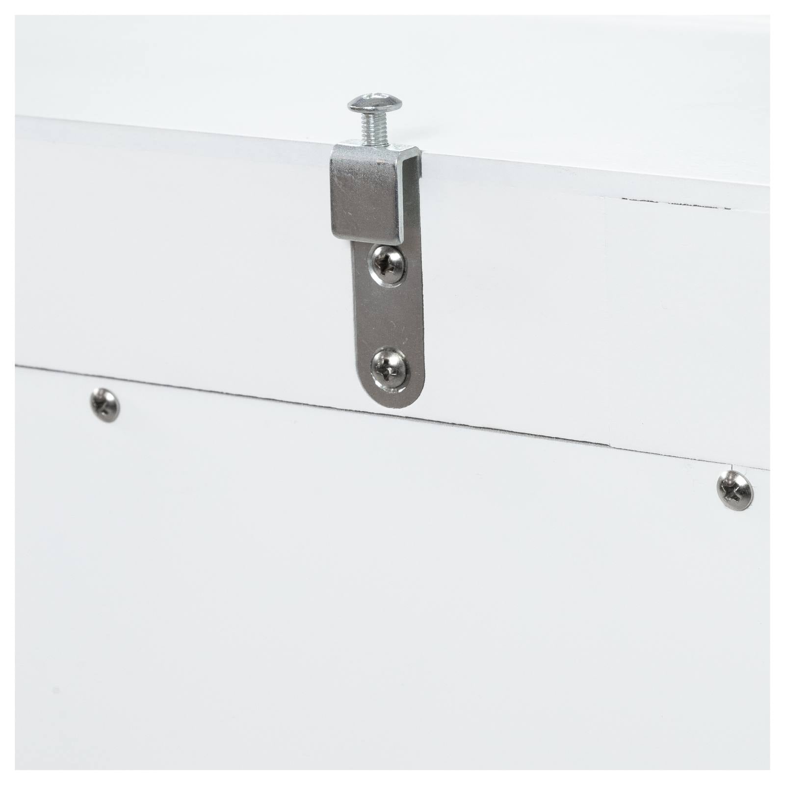 OC Classique 1800mm White Mirror Cabinet