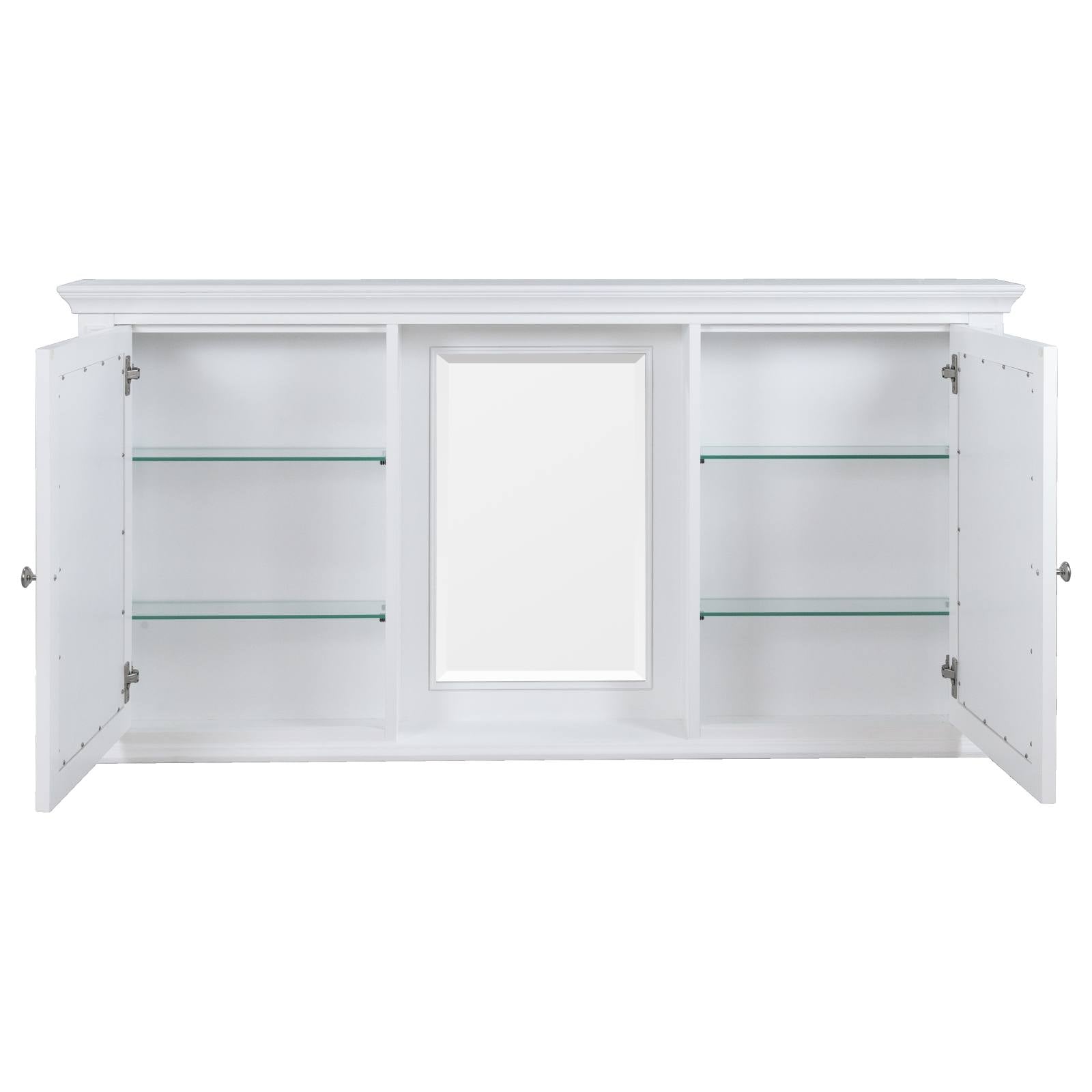 Montana 3 Mirror Cabinet, White