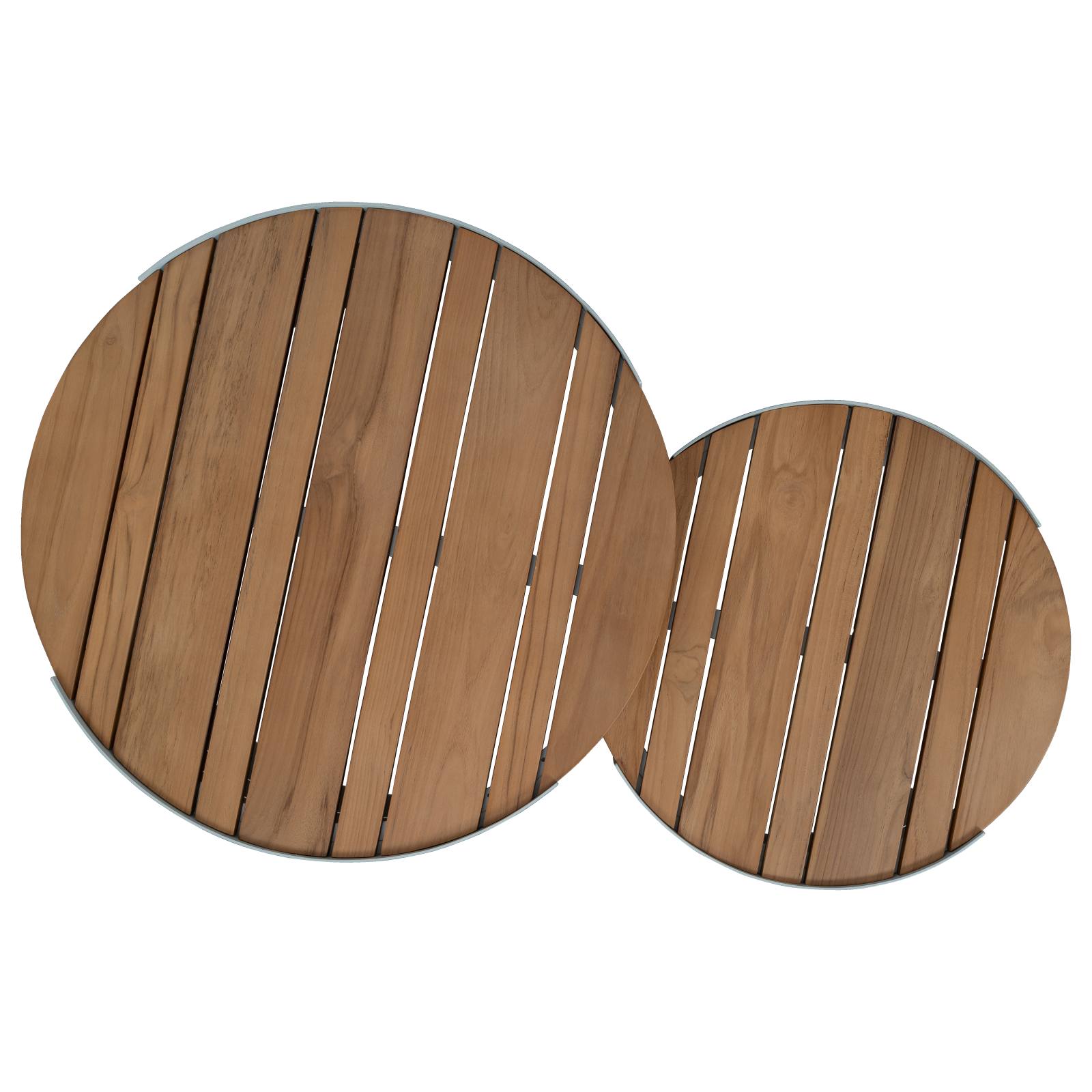 Moreton Teak Lounge Set & Coffee Table, Beige