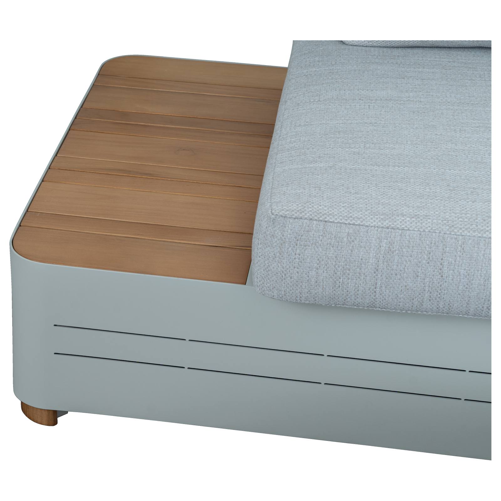 Moreton Teak Lounge Set & Coffee Table, Beige