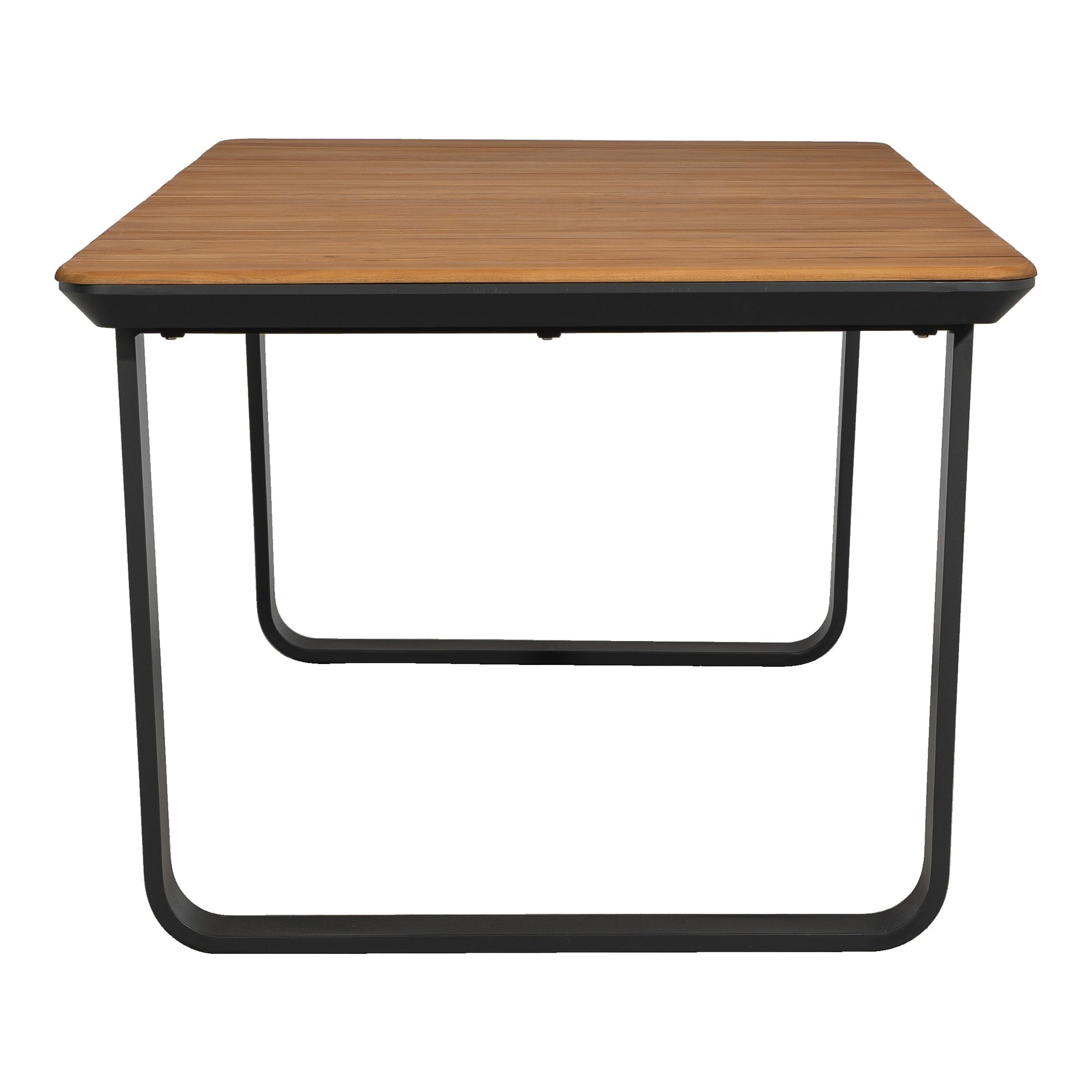 Pallara 200cm Teak Top & Aluminium Dining Table, Grey