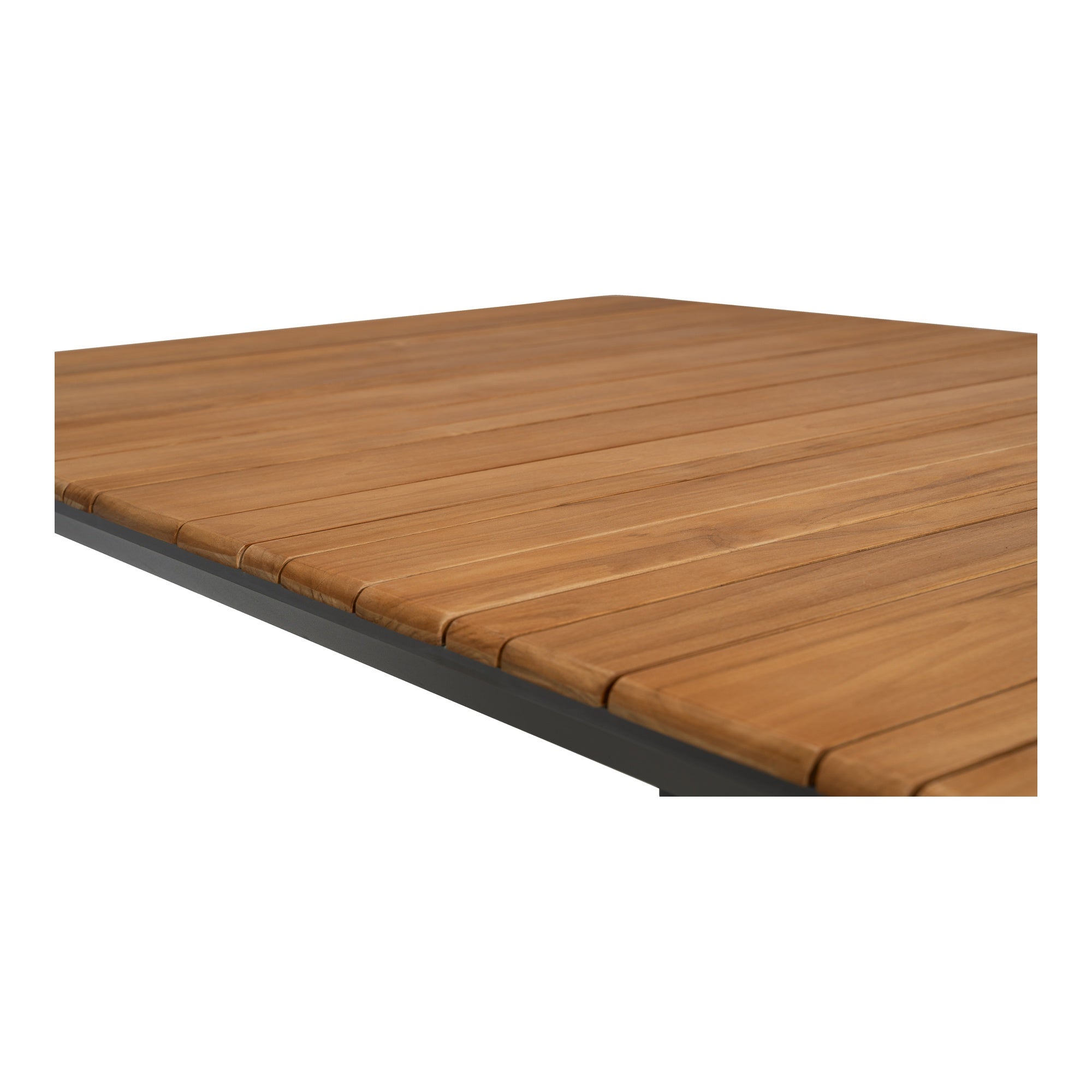 Pallara 200cm Teak Top & Aluminium Dining Table, Grey