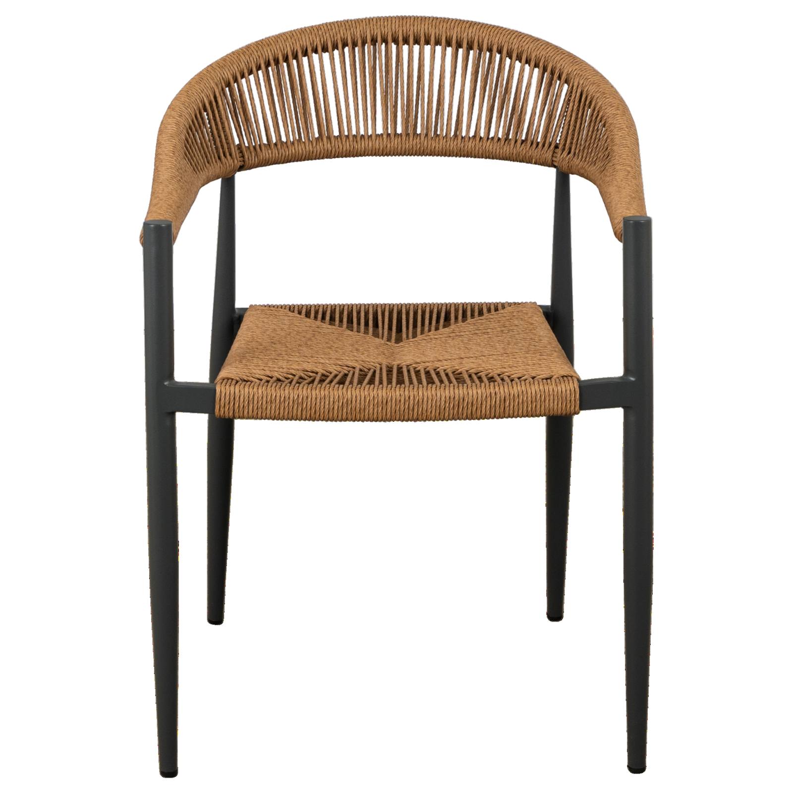 Tamala Rope Aluminium Chair, Grey