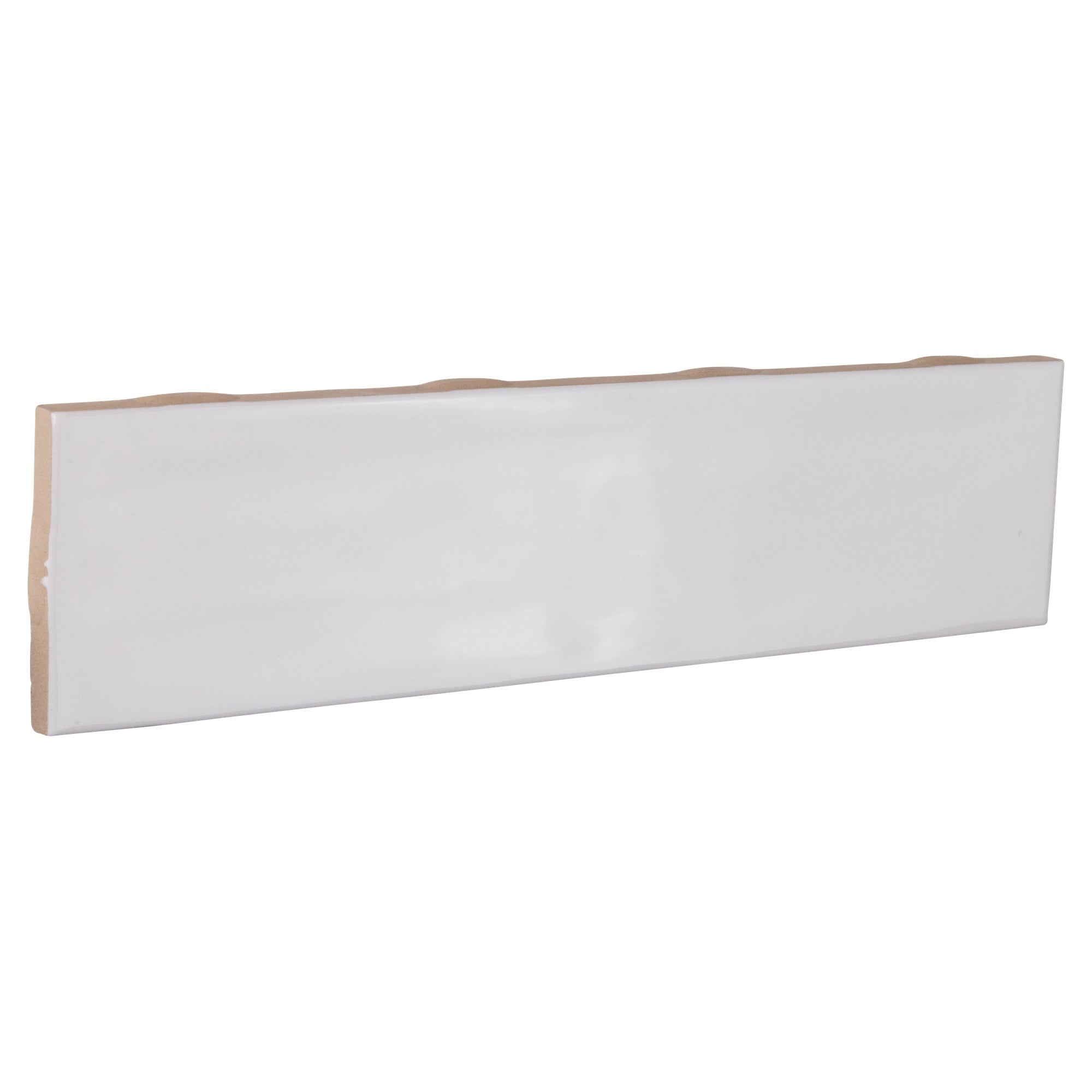 Glazed 266x65cm Wall Tile , Gloss White