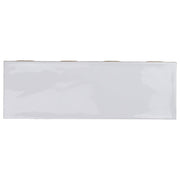 Glazed 300x100mm Wall Tile, Gloss White