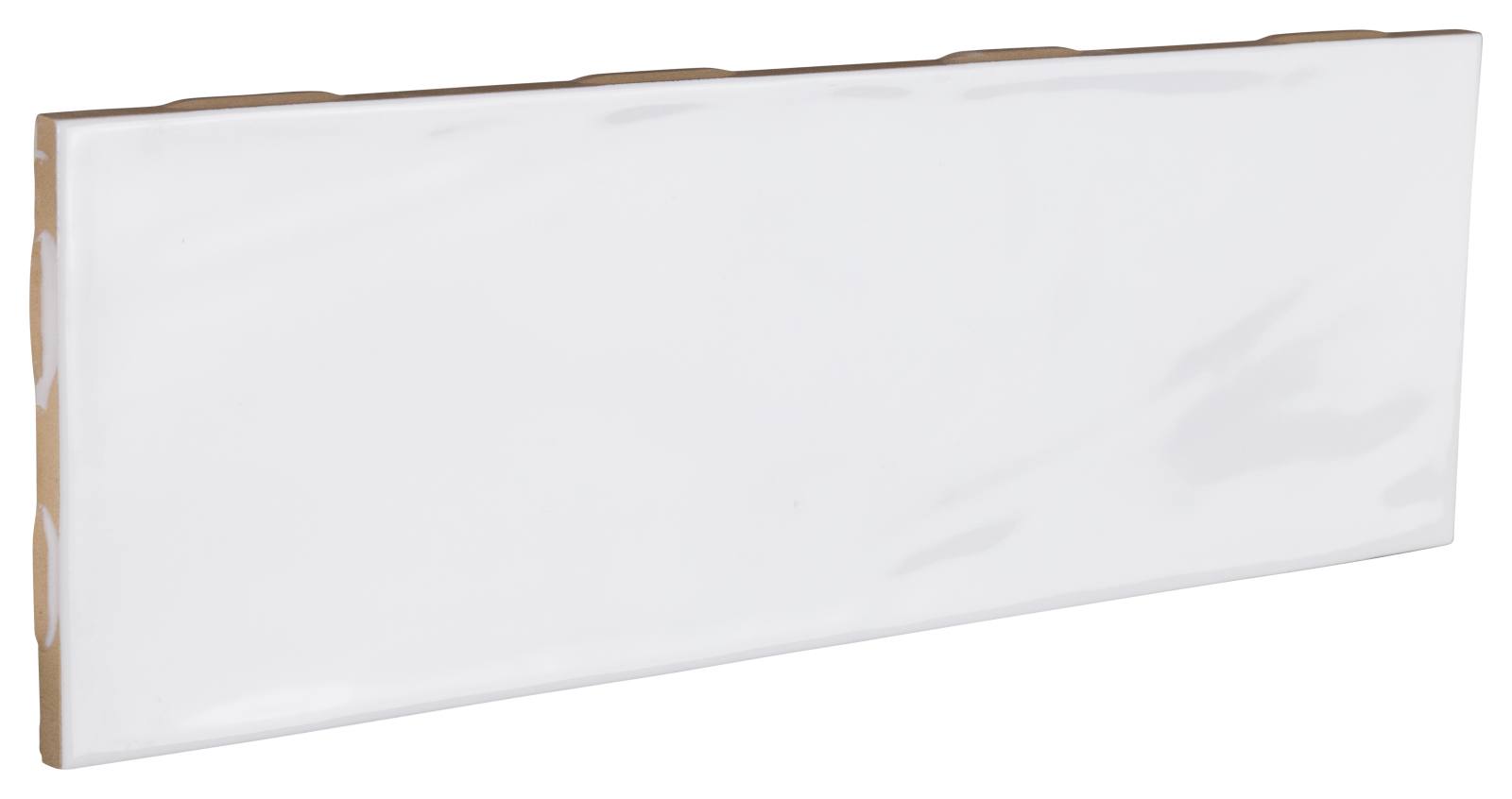 Glazed 300x100mm Wall Tile, Gloss White