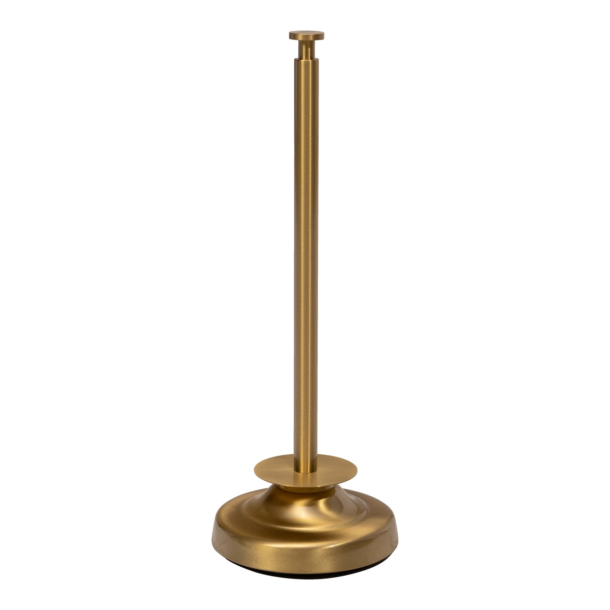 Albury Freestanding Toilet Paper Holder, Brushed Brass