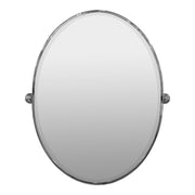 Rafael Oval Pivot Mirror, Chrome