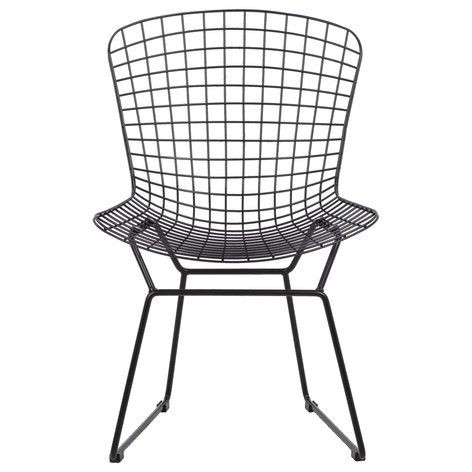 Bondi Steel Black Dining Chair with Seat Pad
