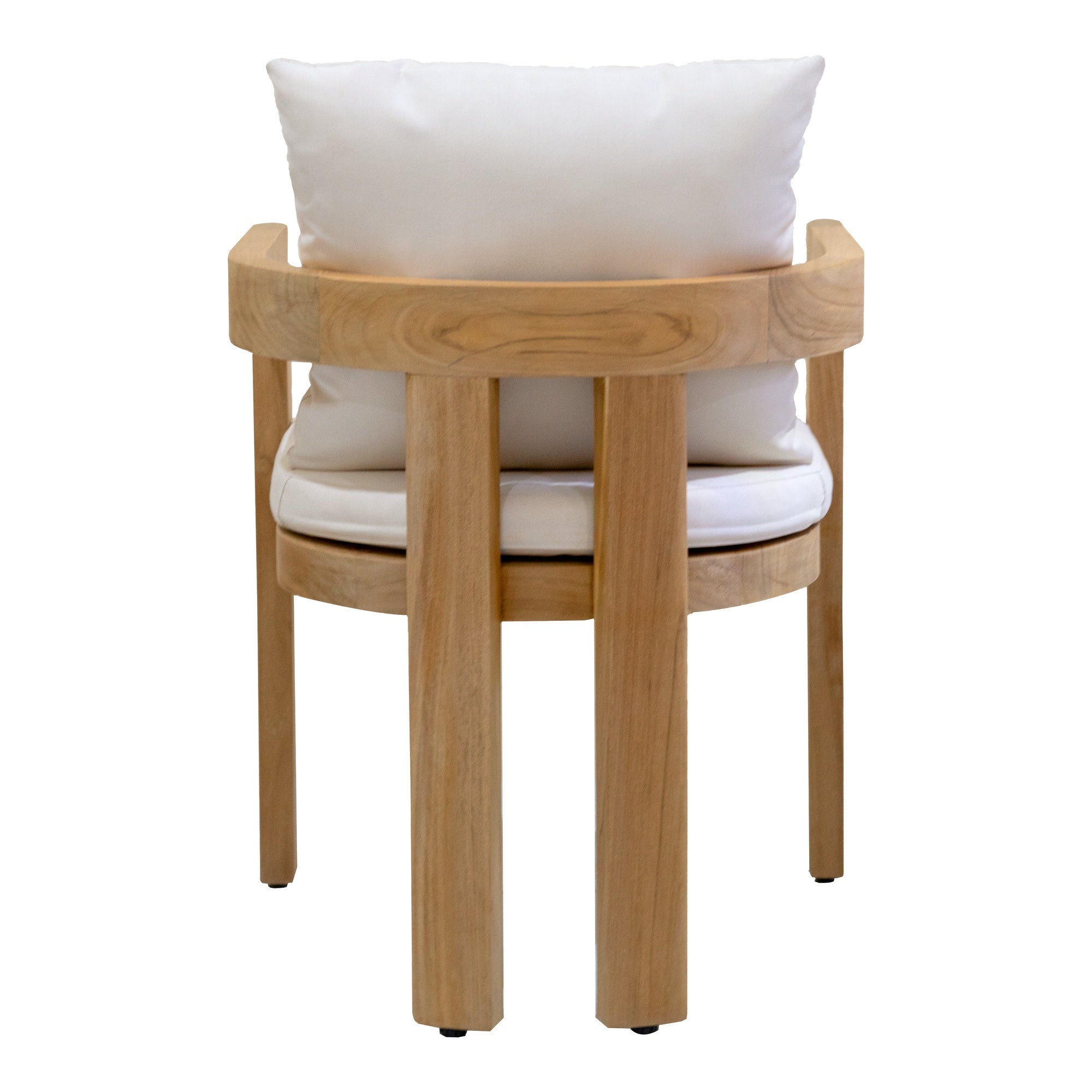 Corsica Teak Dining Chair with Cushion, Natural