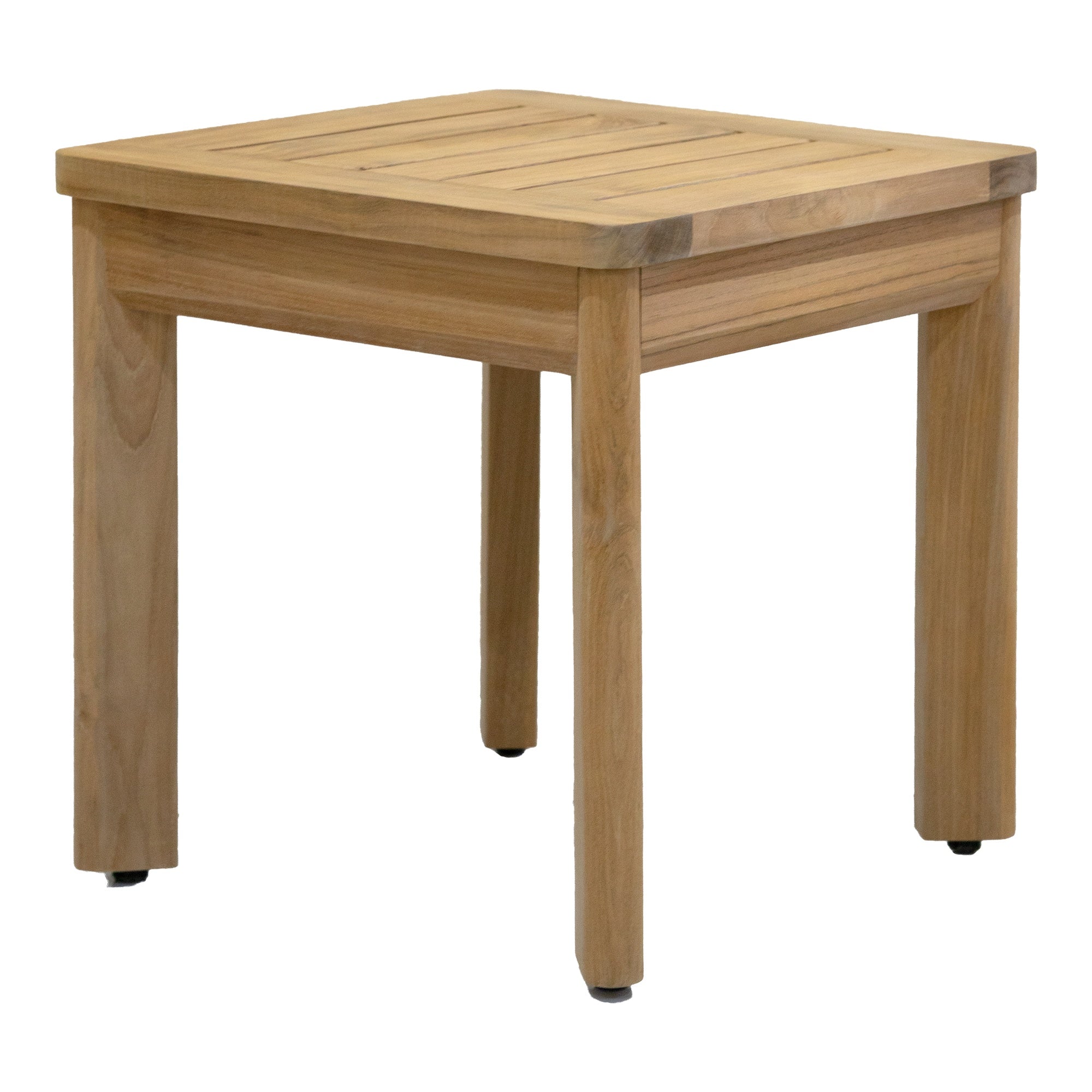 Corsica 50cm Teak Side Table, Natural
