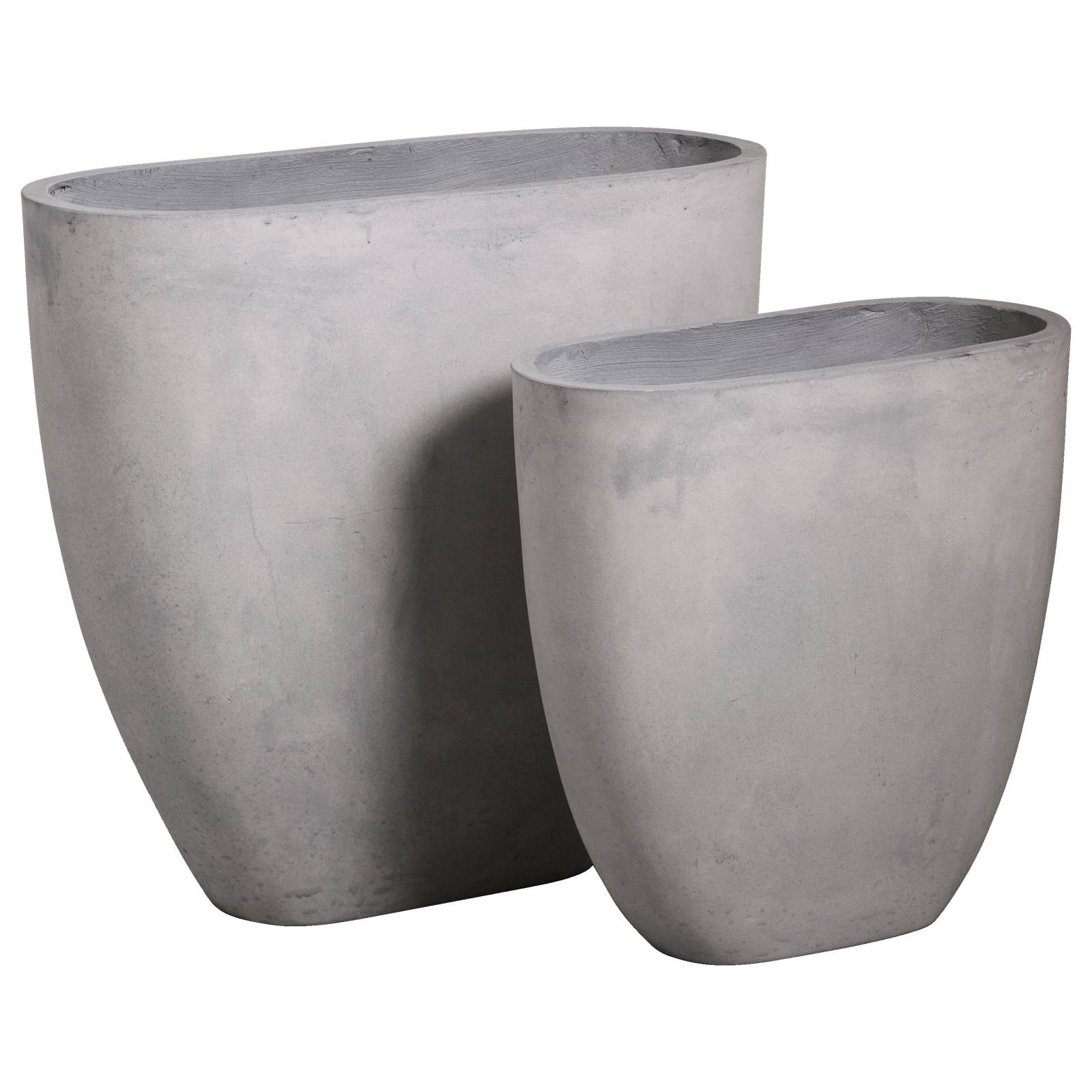 Tuscany 76x71cm Concrete Planter, Stone Grey