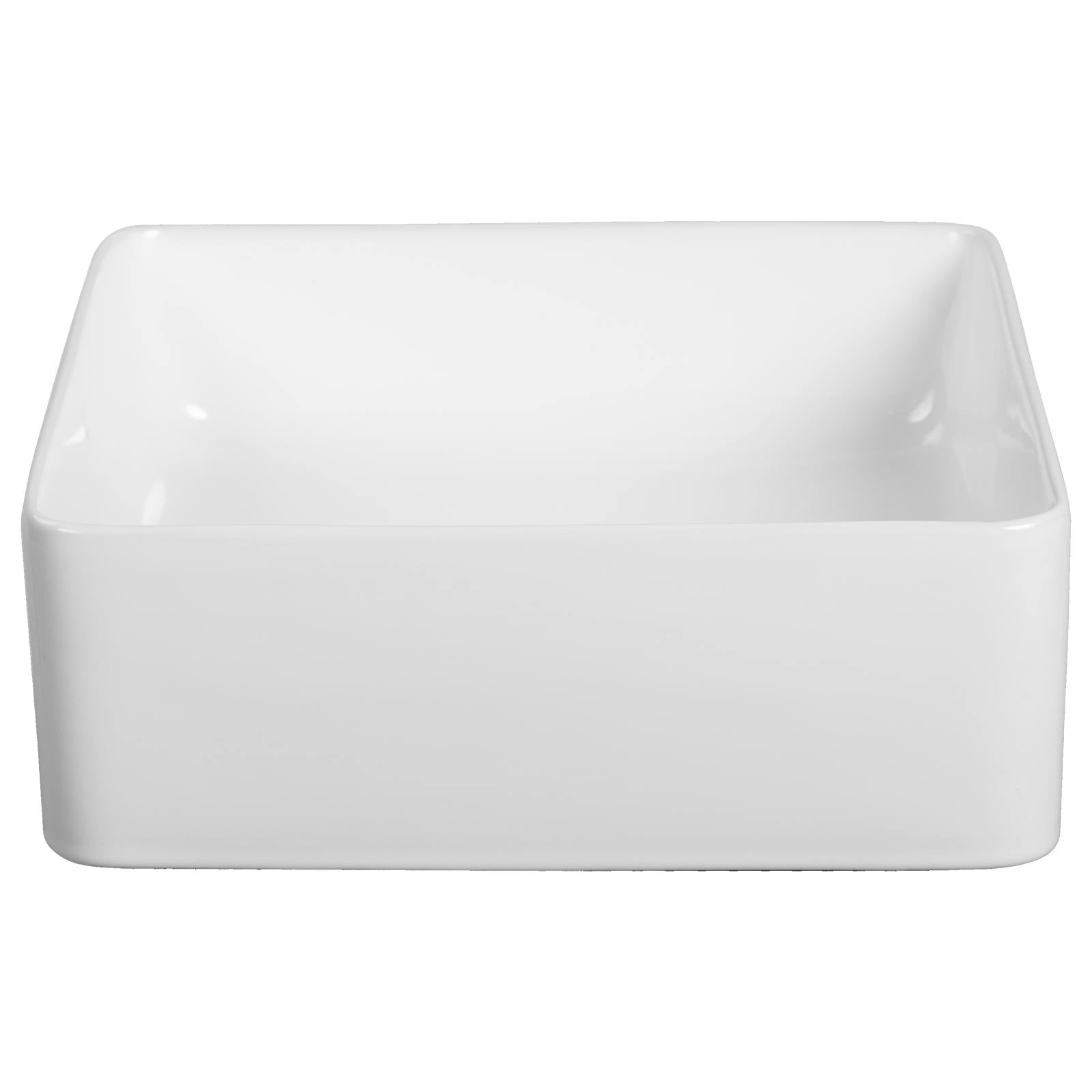 Alton Square 36cm Basin, White