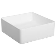 Alton Square 36cm Basin, White