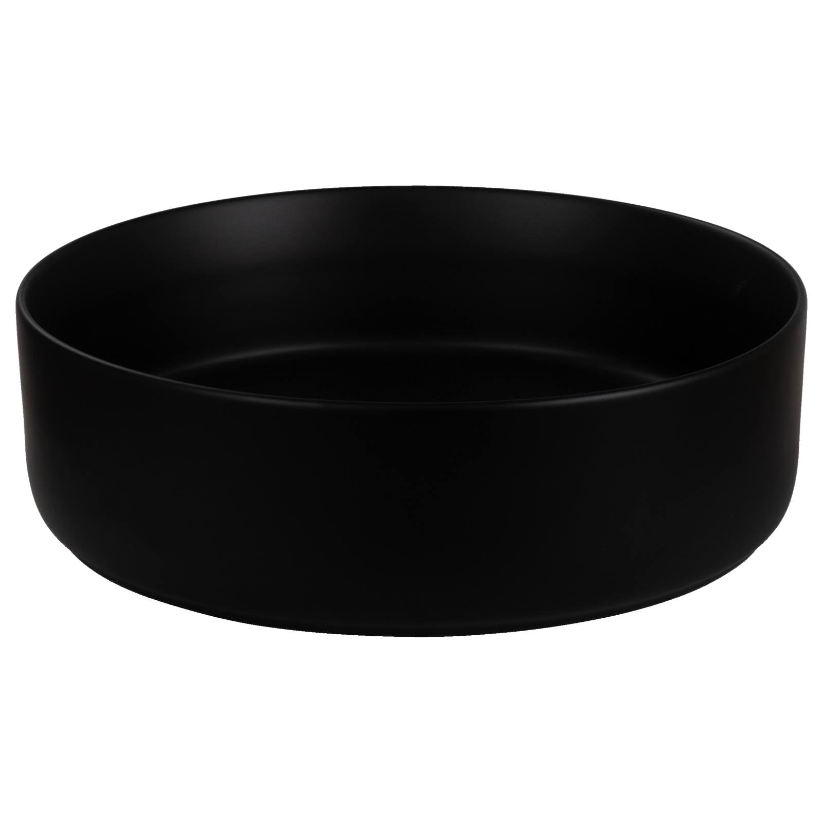 Zane Round 40.5cm Basin, Matte Black