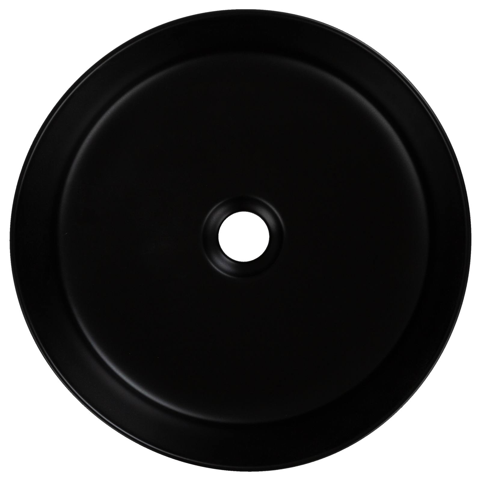 Angelo Round 36cm Basin, Matte Black