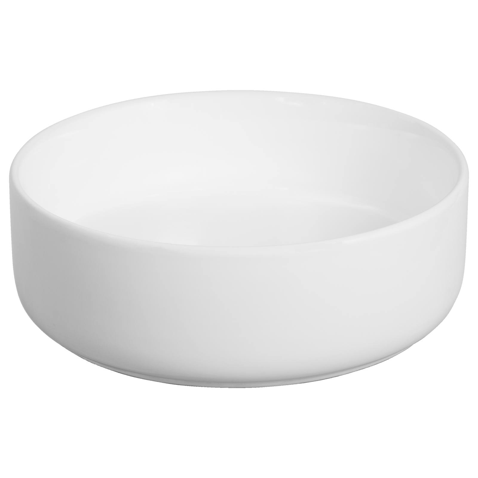 Basin Angelo Round 36cm Ceramic Matte White