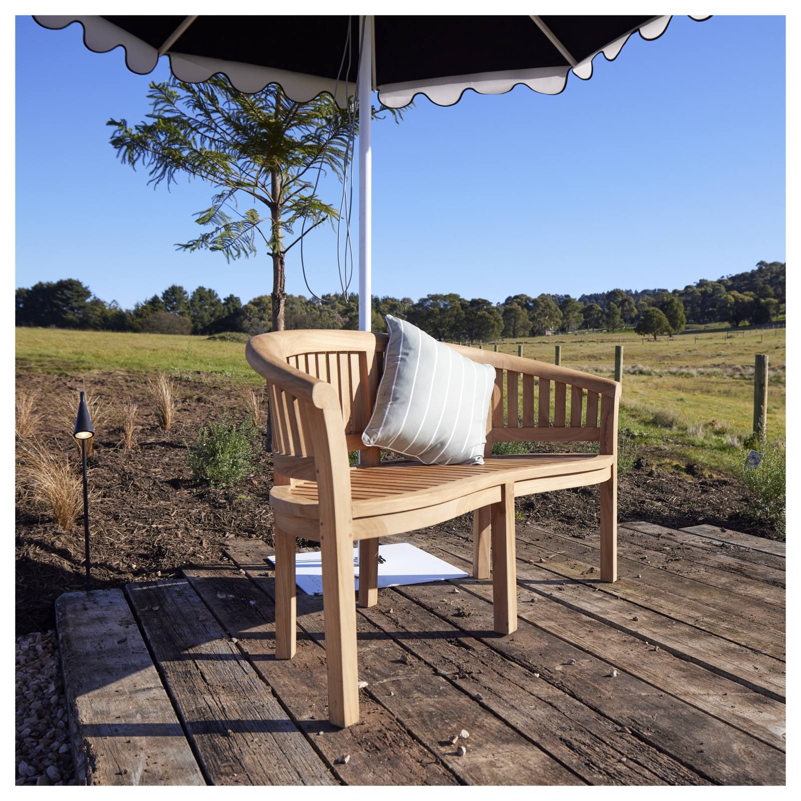 Banana 150cm AB Teak Bench