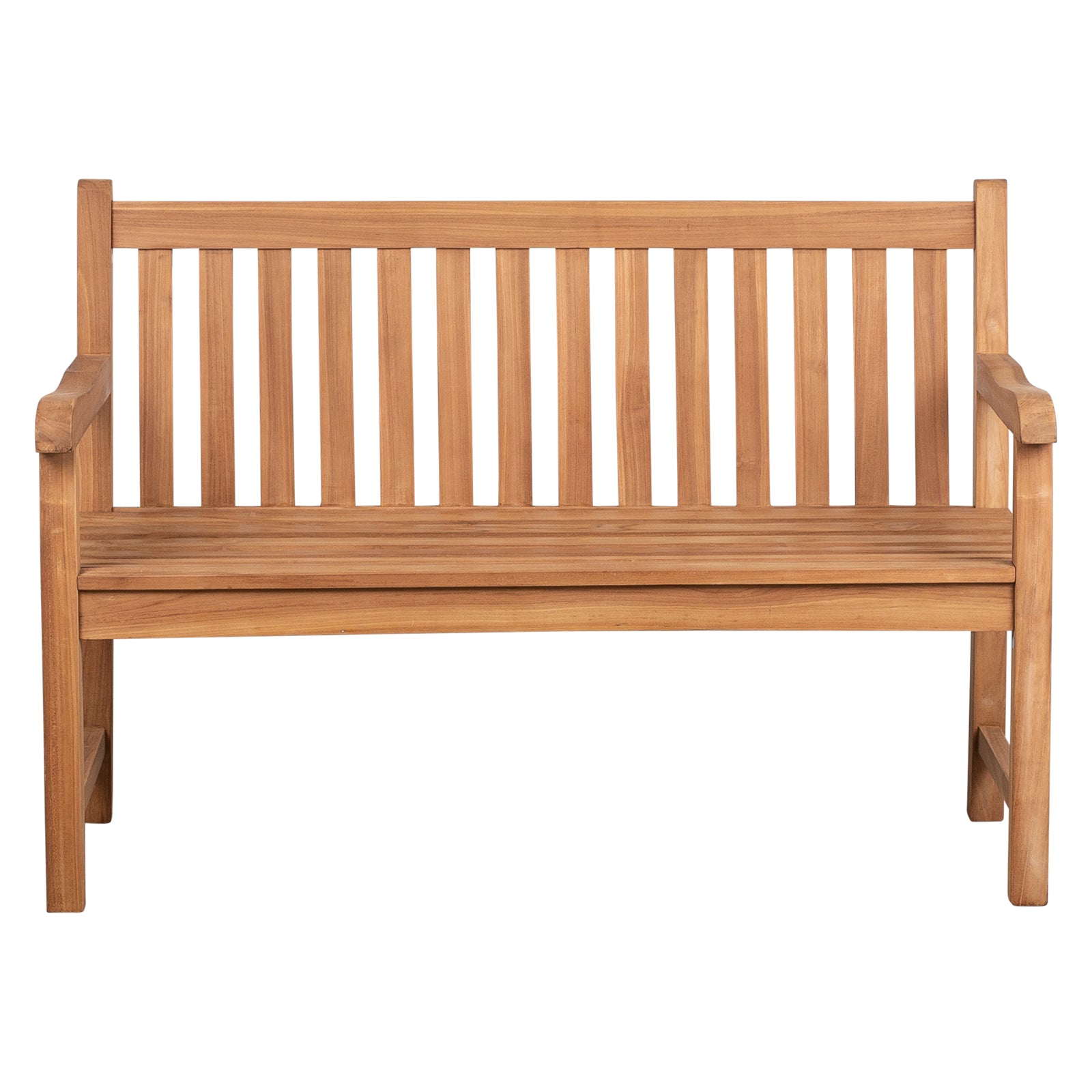 Binta 130cm Teak Bench, Natural Sanded