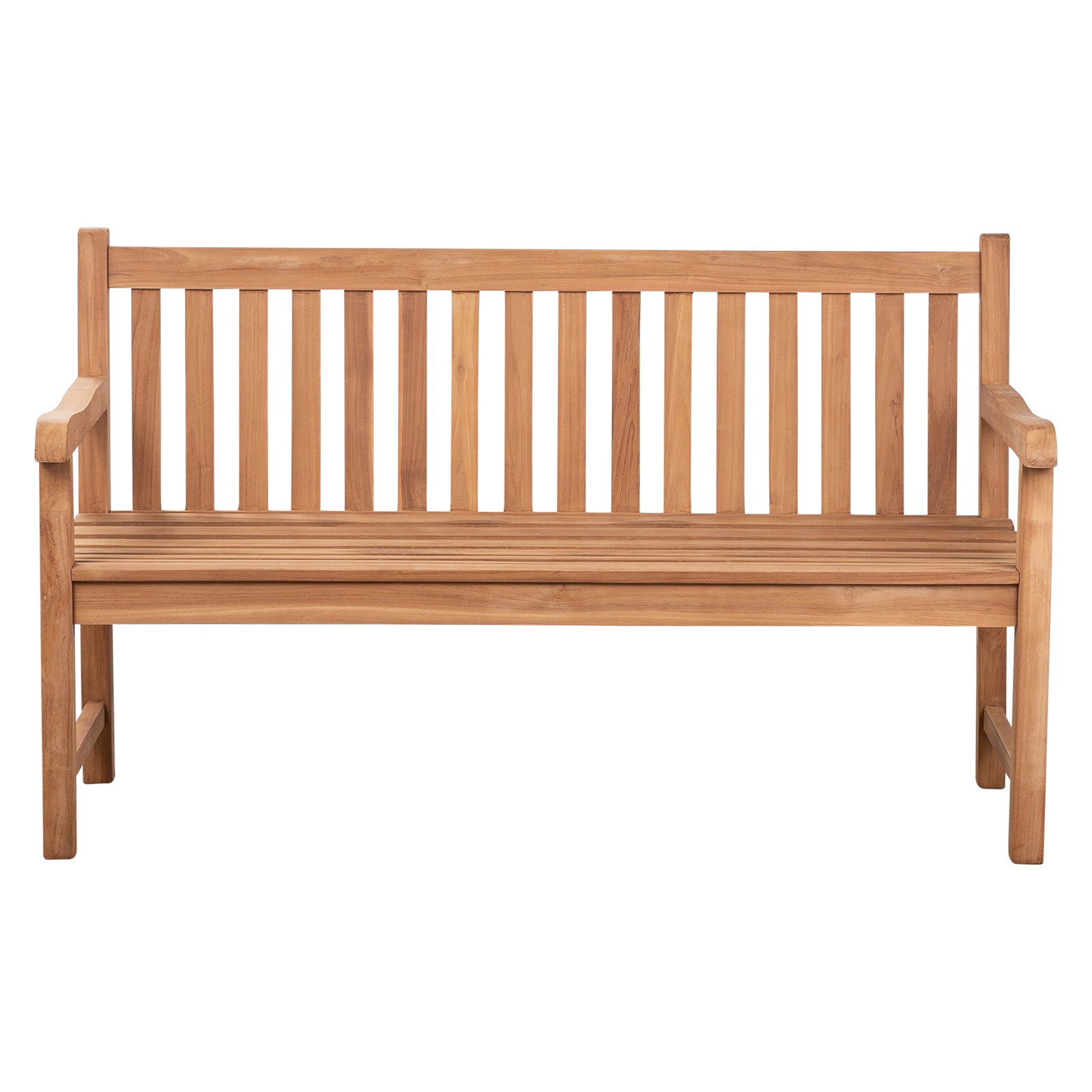 Binta 150cm Teak Bench, Natural Sanded