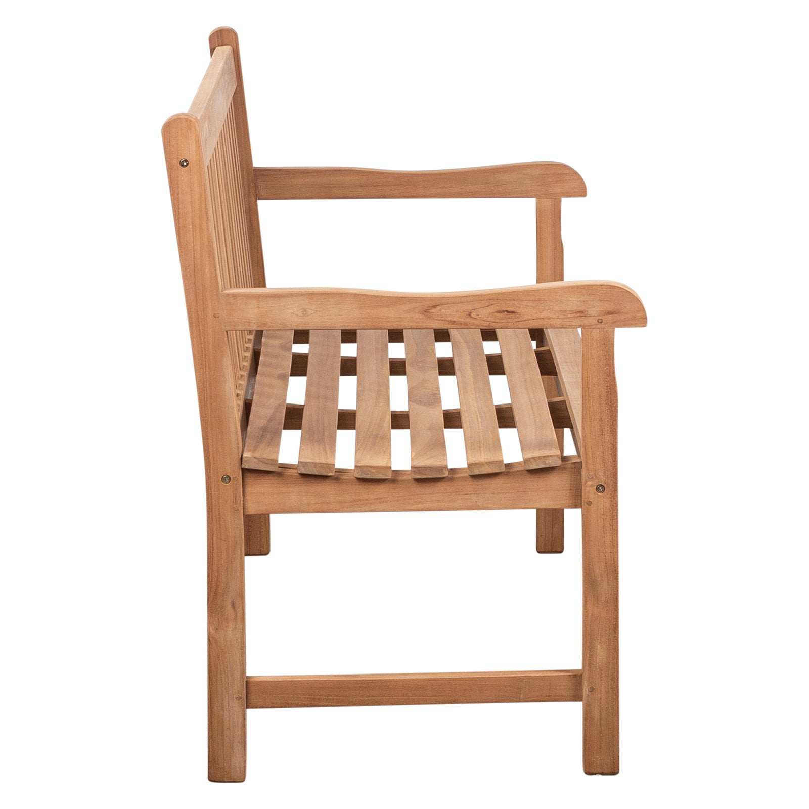 Binta 150cm Teak Bench, Natural Sanded