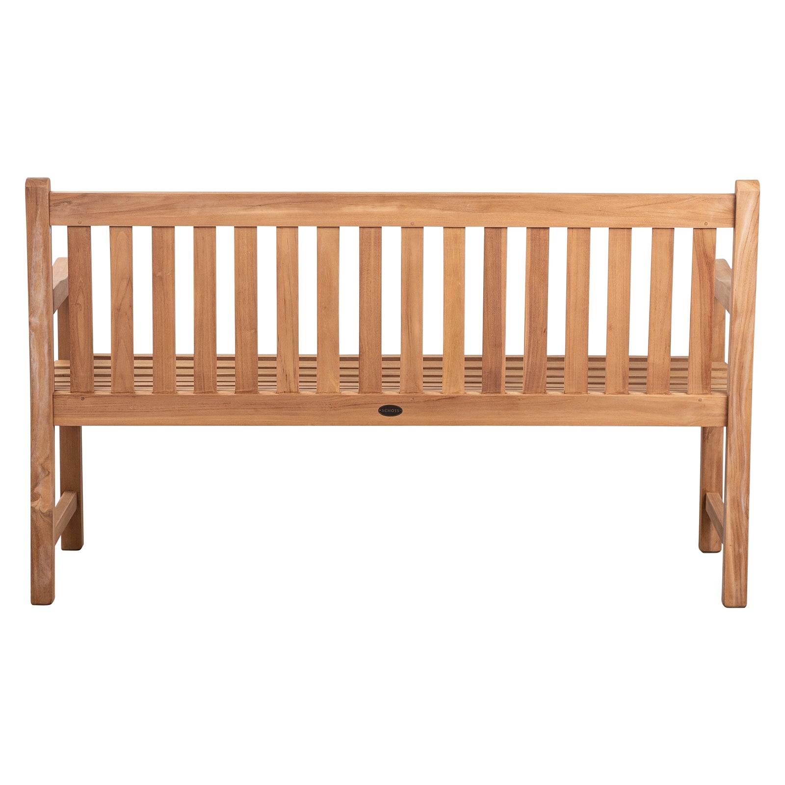 Binta 150cm Teak Bench, Natural Sanded