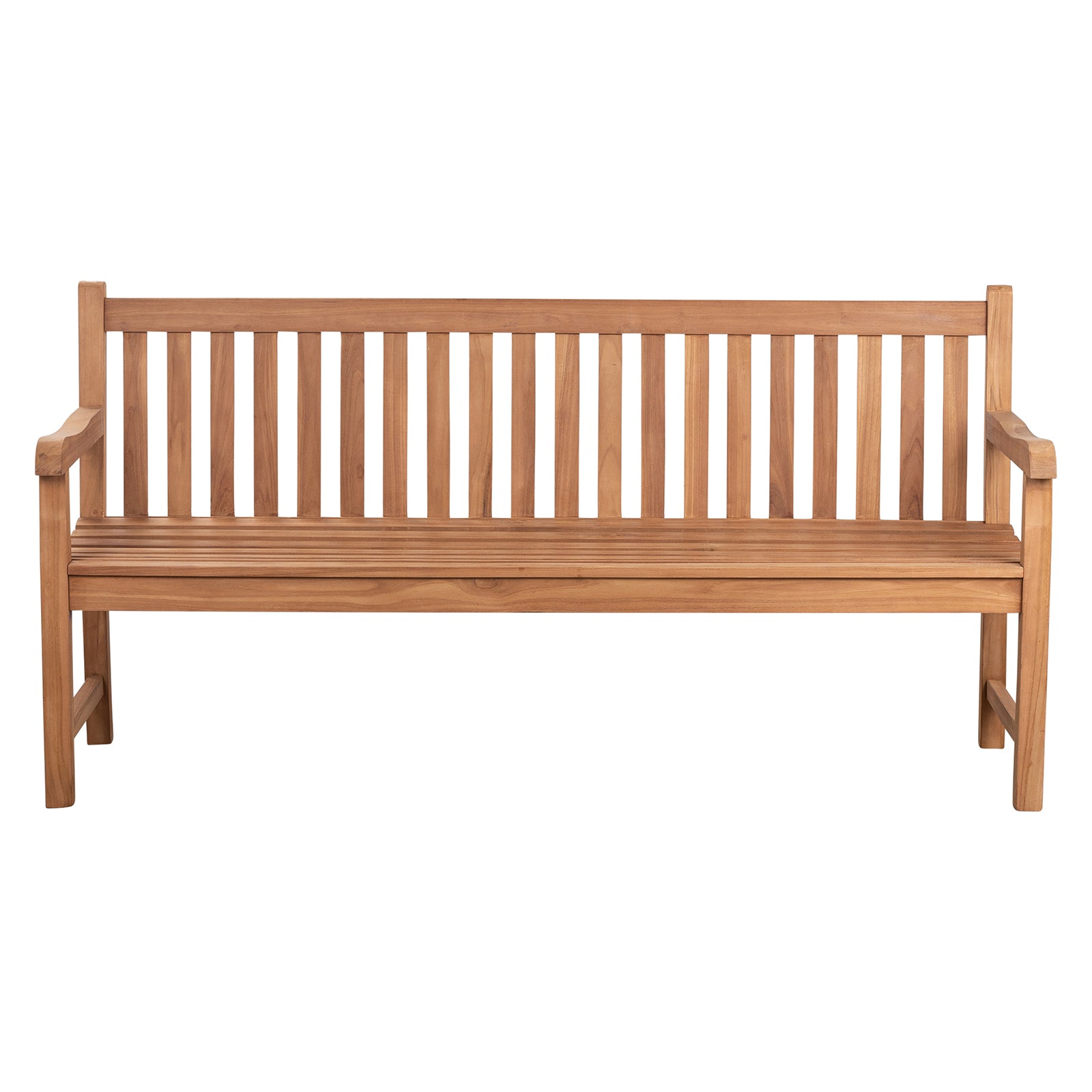 Binta 180cm Teak Bench, Natural Sanded
