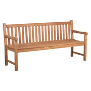 Binta 180cm Teak Bench, Natural Sanded