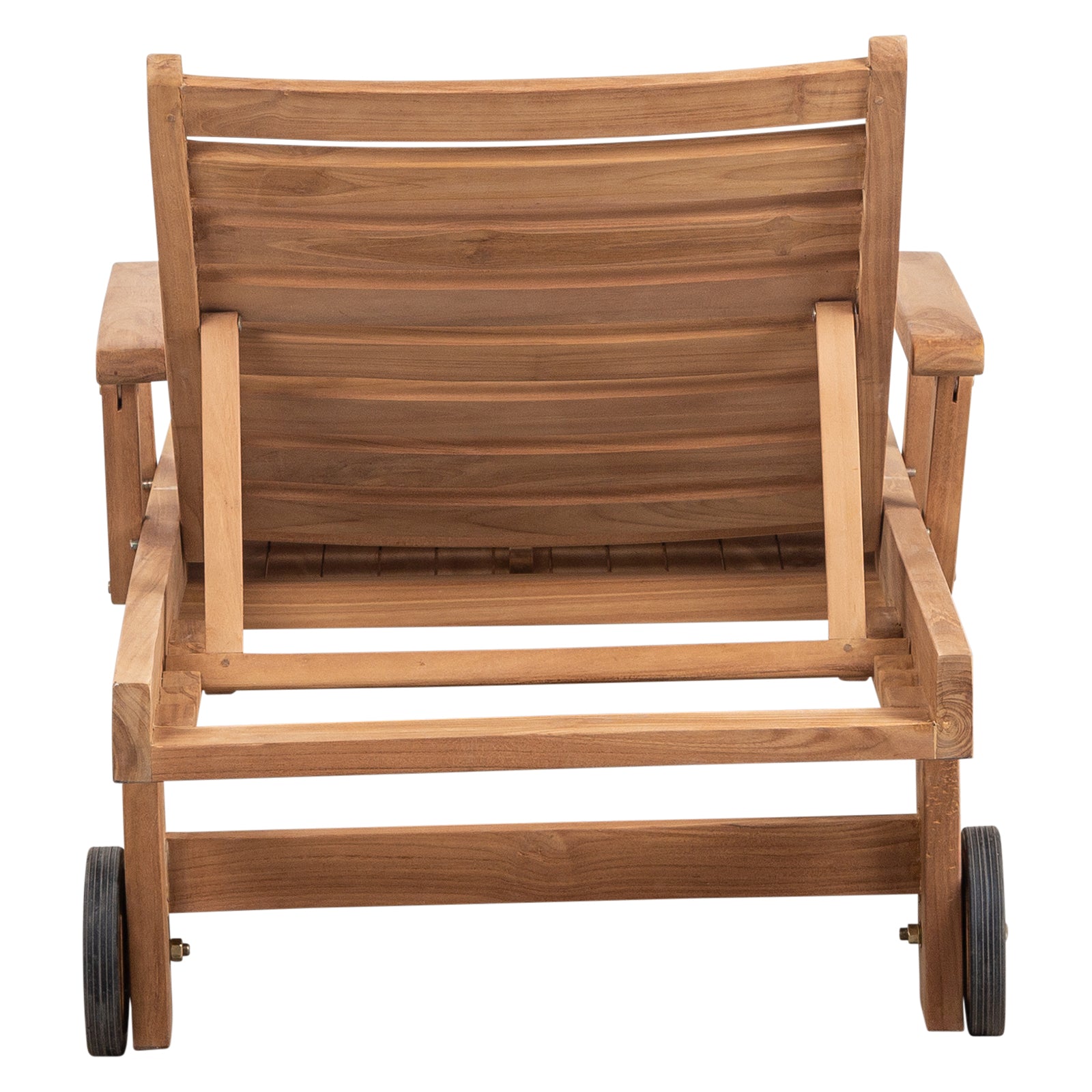 Acantha Teak Sun Lounge, Natural Sanded