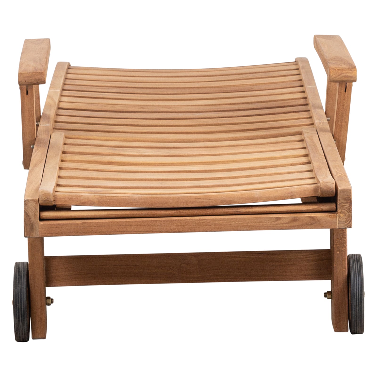 Acantha Teak Sun Lounge, Natural Sanded