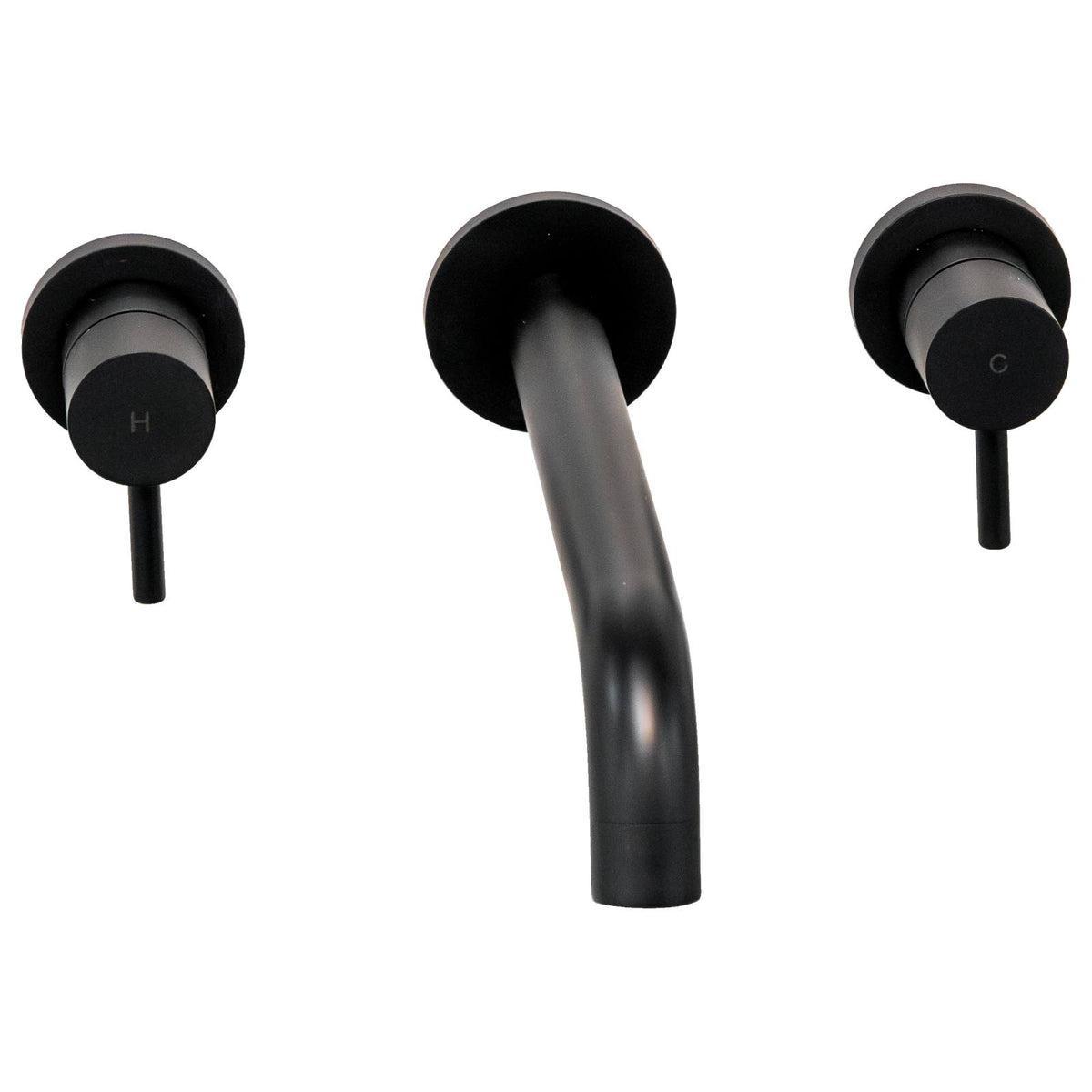 Tipton Lever Wall Stops, Matte Black