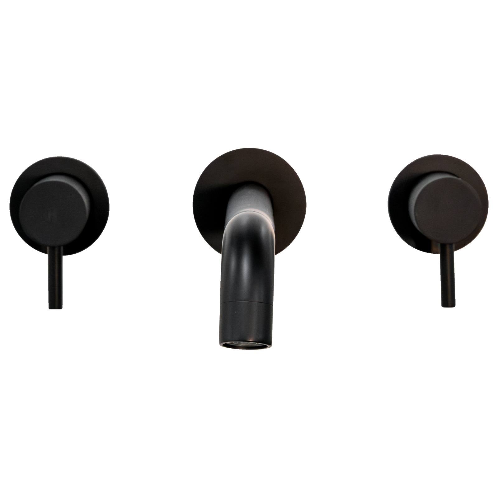 Tipton Bath Spout 230mm Matt Black