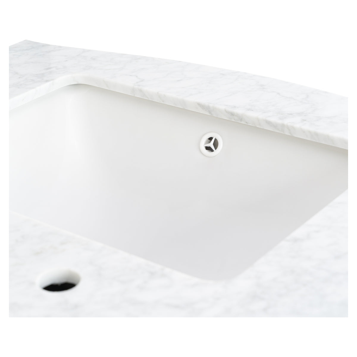 Montana Small Marble Top Single Vanity, Pale Vintage Blue