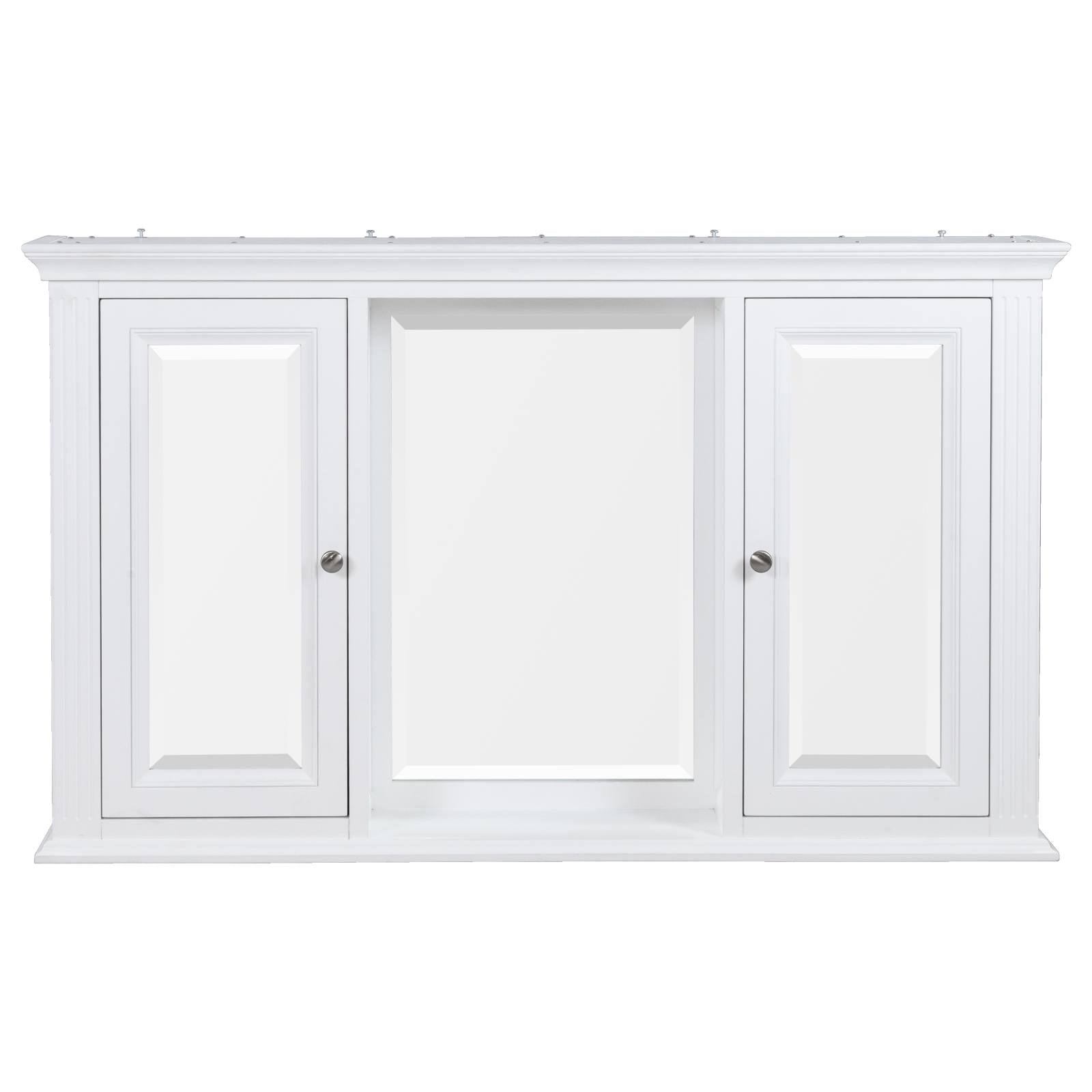 OC Classique 1250mm White Mirror Cabinet